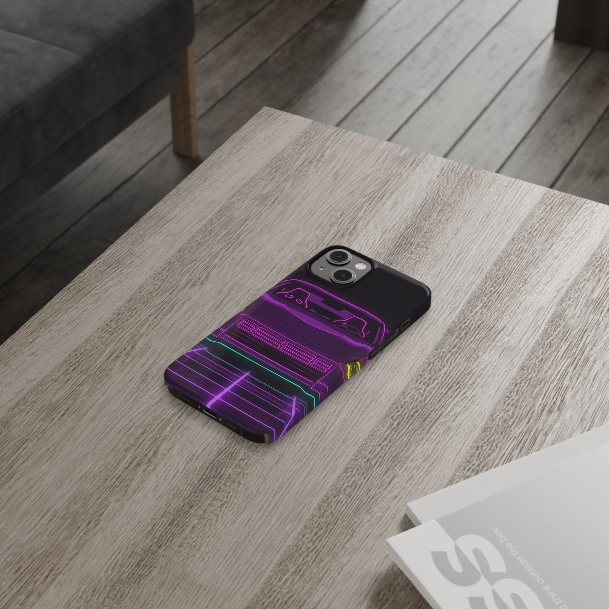 Nissan Z RZ34 (2023+) Neon Synthwave Phone Case