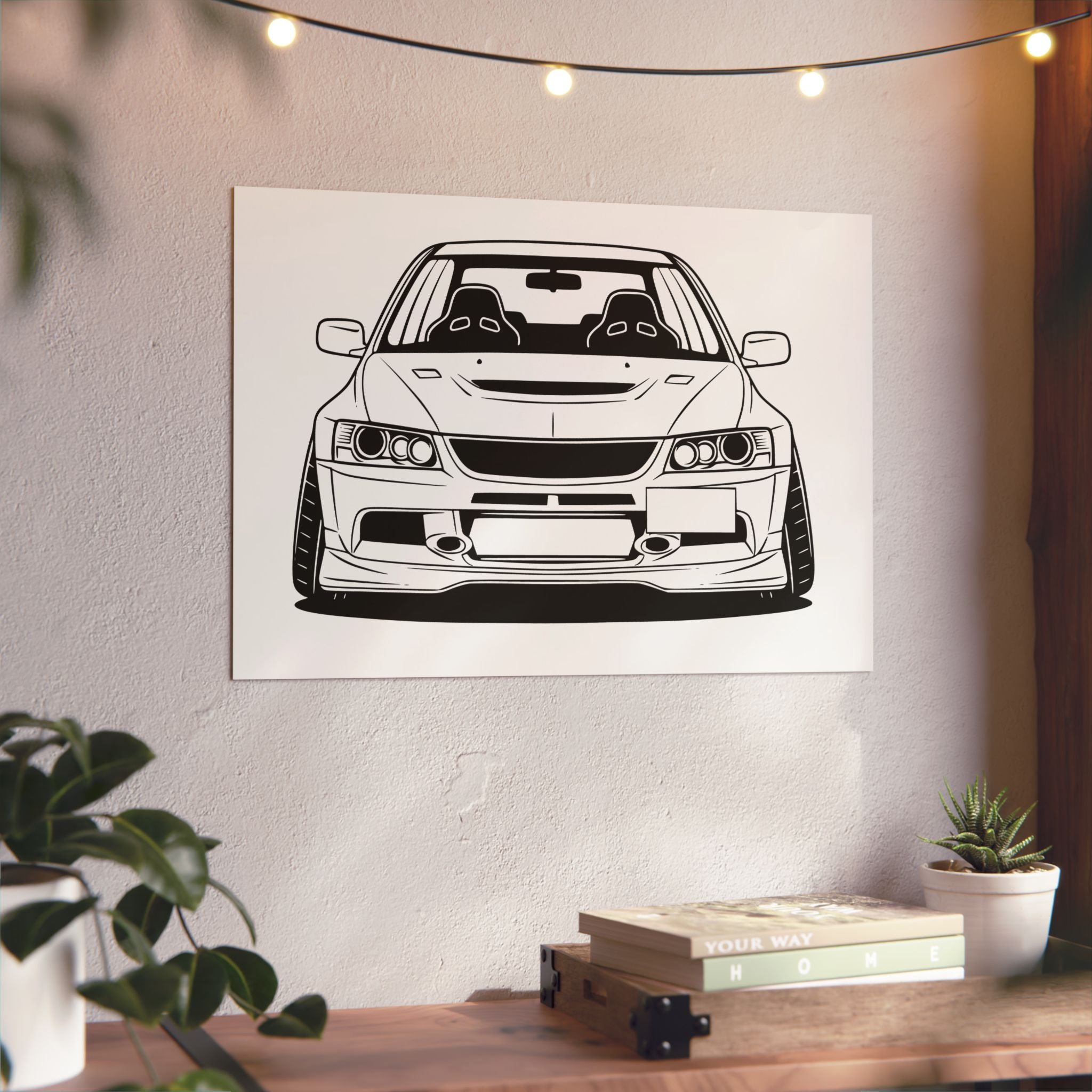 Mitsubishi Evo IX (2005-07) Metal Wall Sign