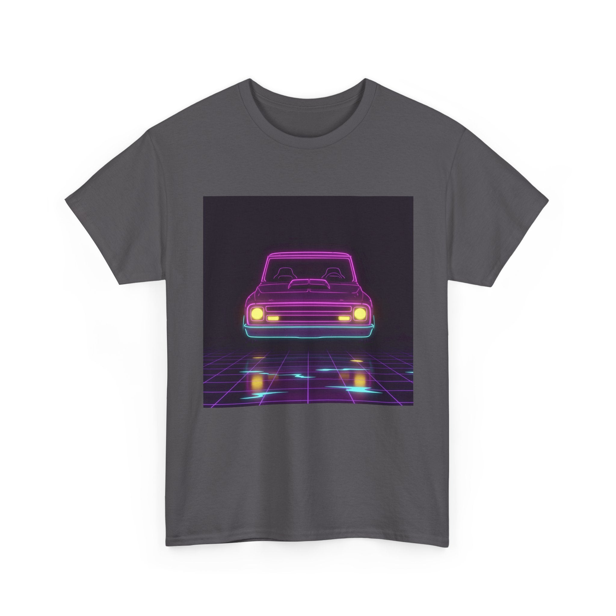 Chevy C10 Pickup (1967-72) Neon Synthwave Unisex Tee