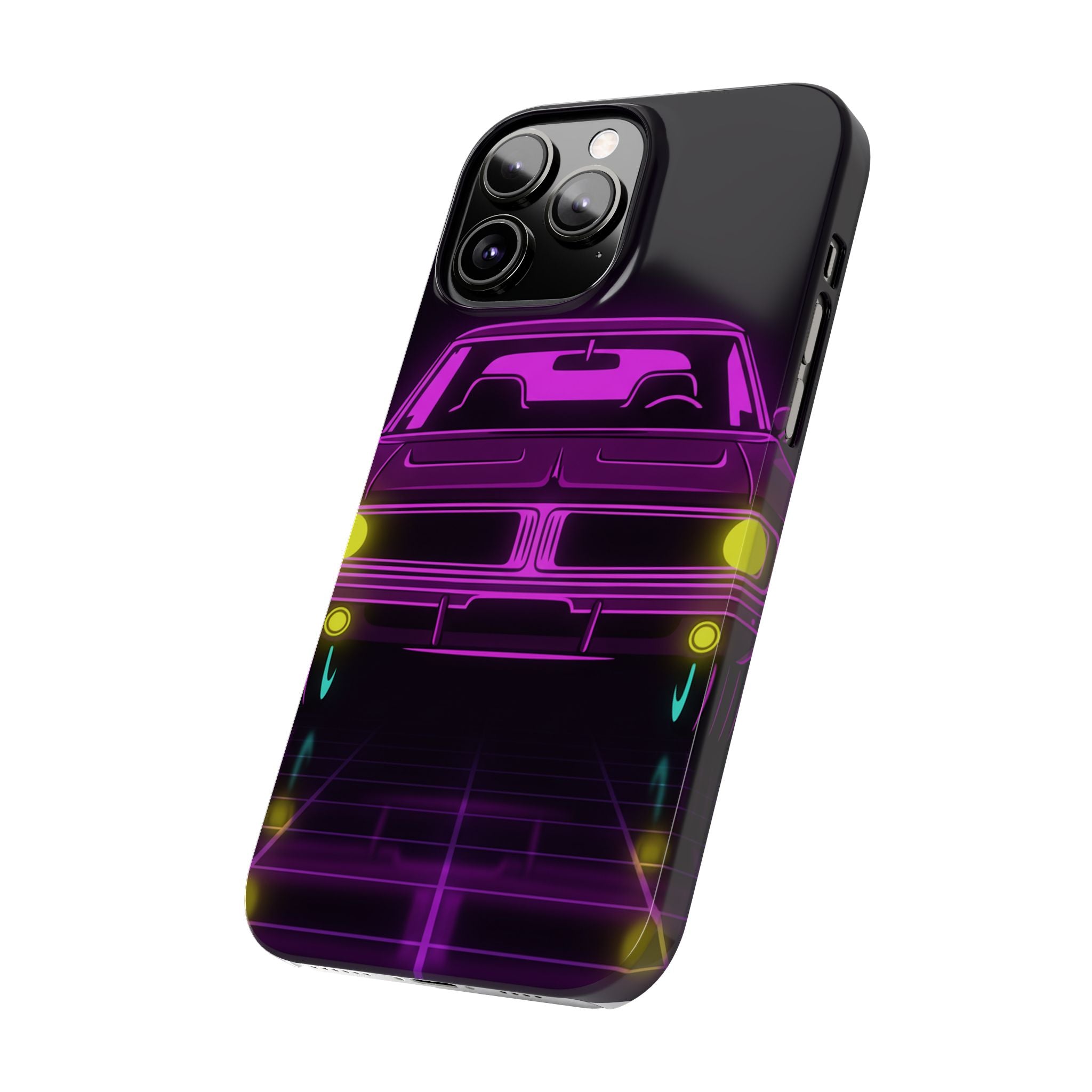 Dodge Charger R/T (1968-70) Resto-Mod Neon Synthwave Phone Case