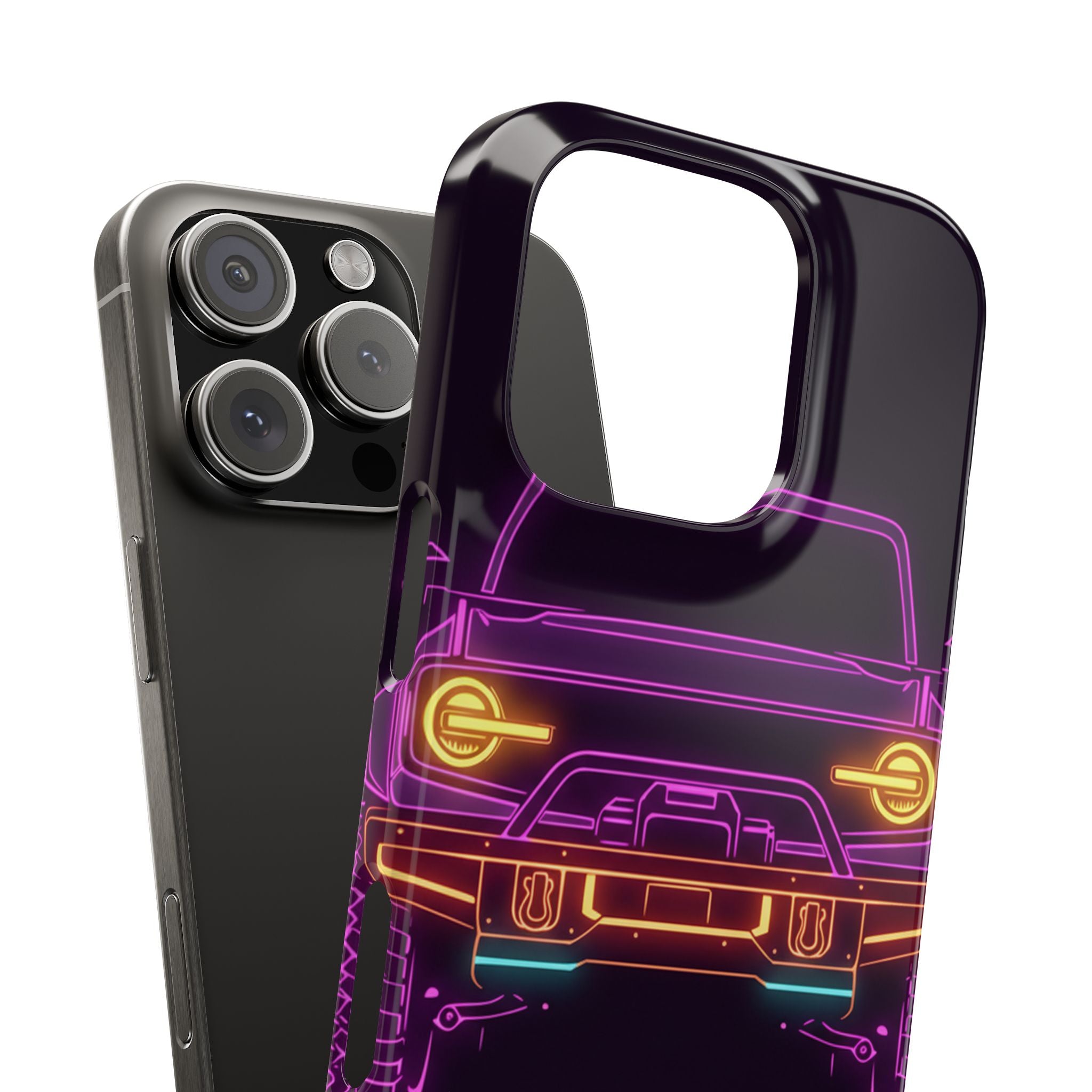 Ford Bronco (2021+) Neon Synthwave Phone Case