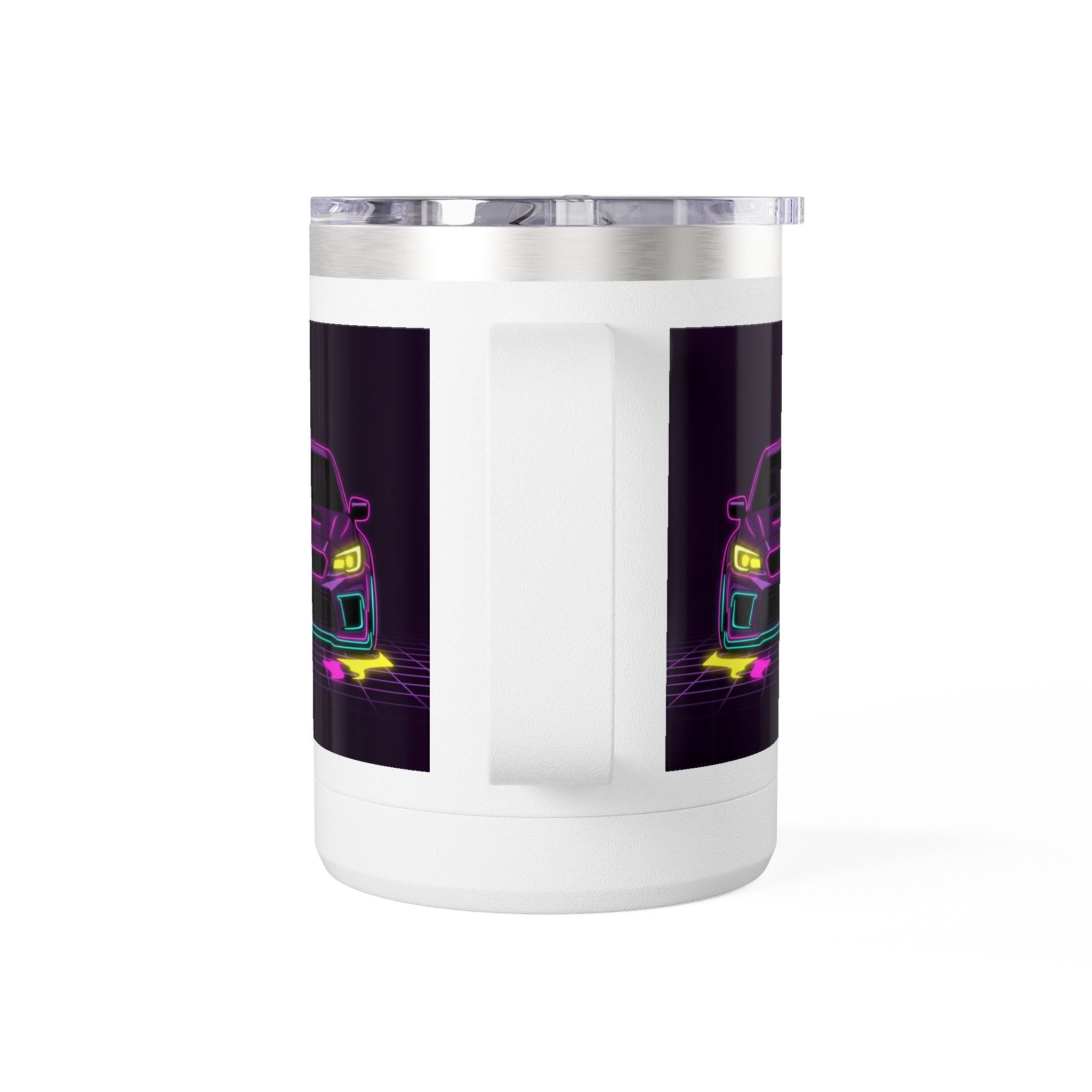 Subaru WRX STI Neon Synthwave Coffee Mug