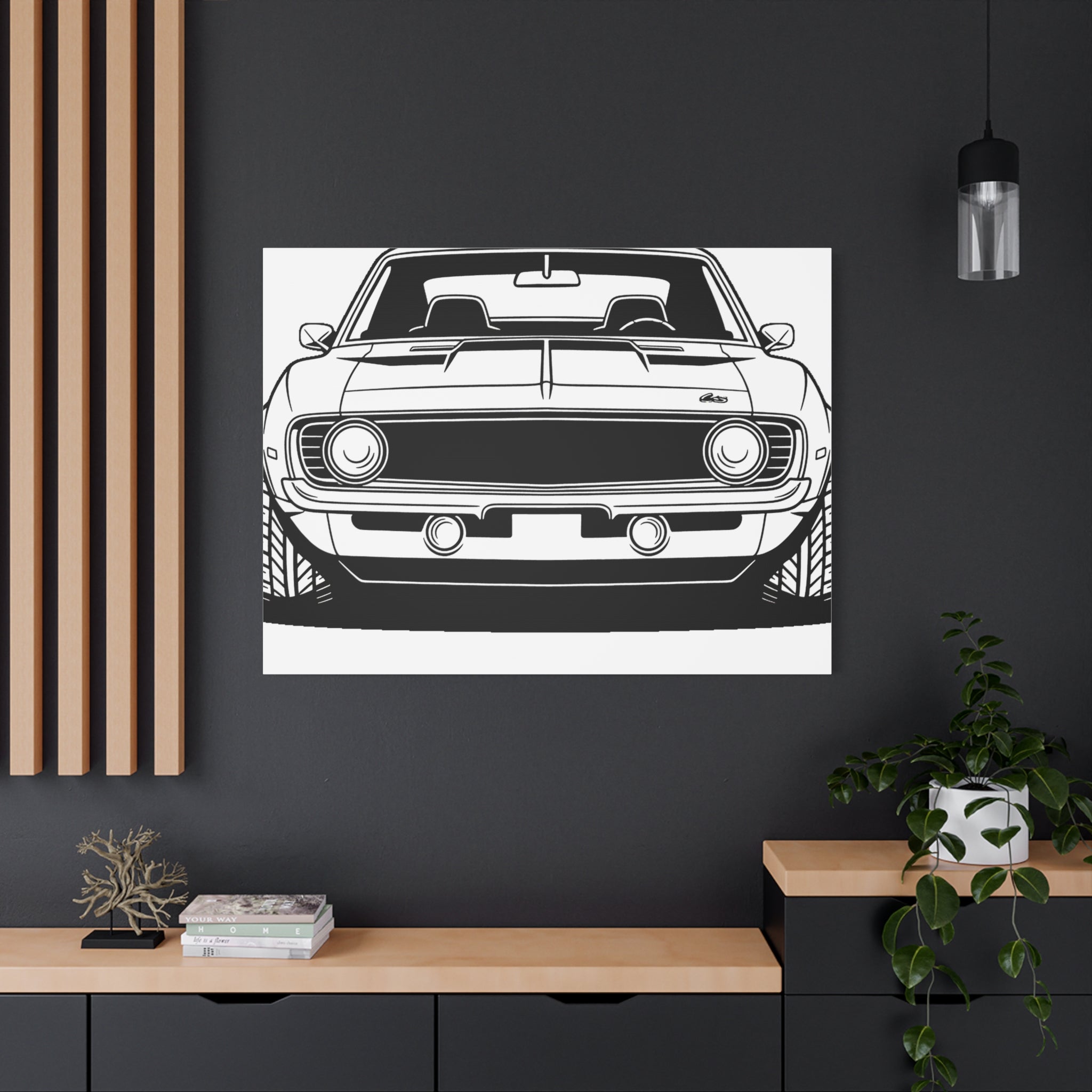 1969 Chevrolet Camaro SS Canvas Wall Art