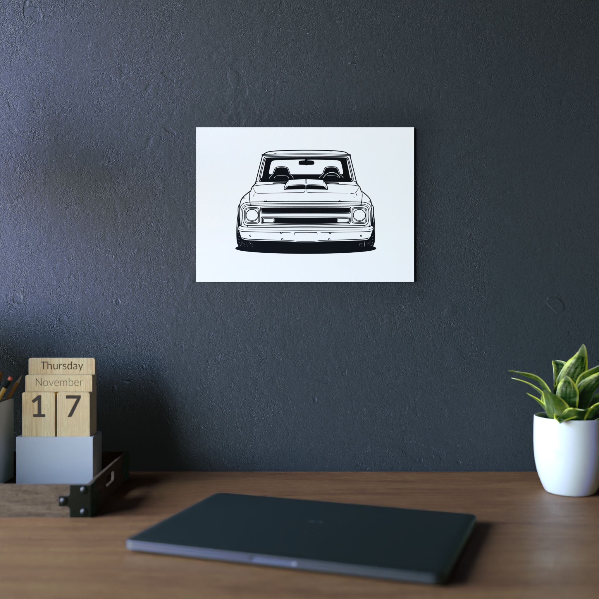 Chevy C10 Pickup (1967-72) Metal Wall Sign