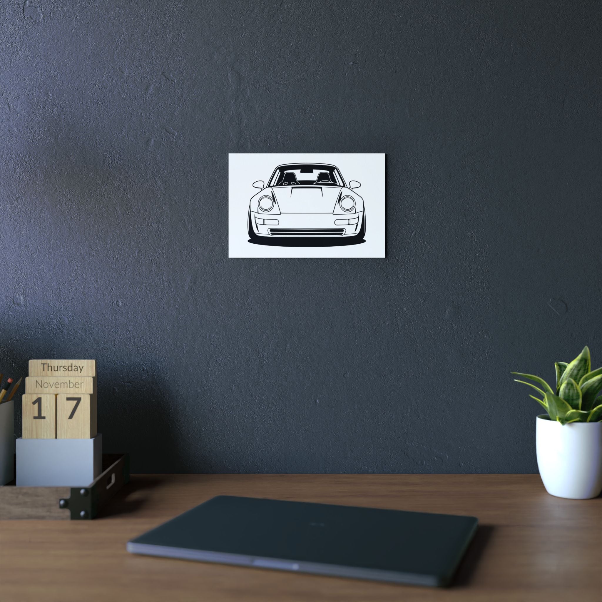 Porsche 964 Singer Metal Wall Sign