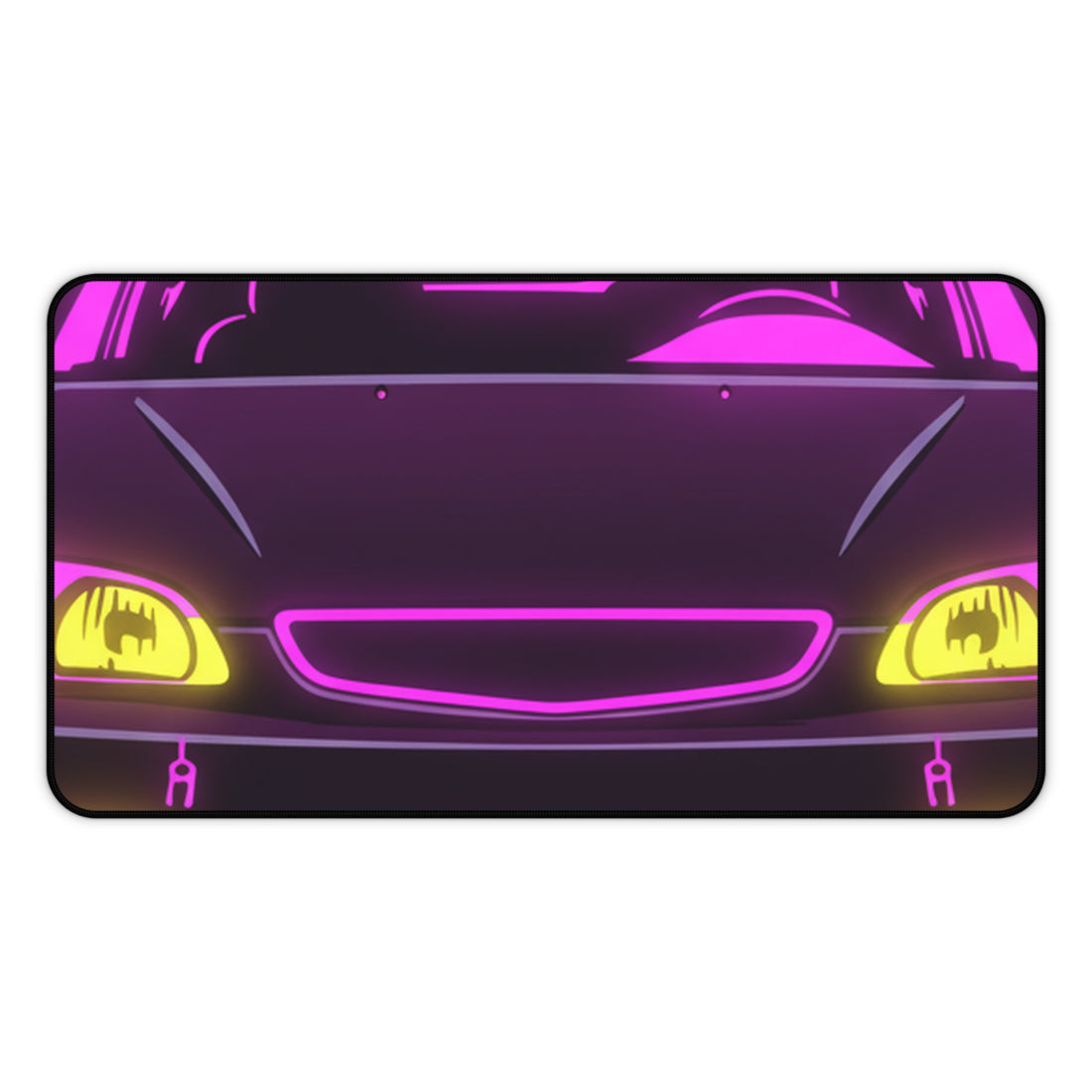 Honda Civic EK Hatch Neon Synthwave Desk Mat