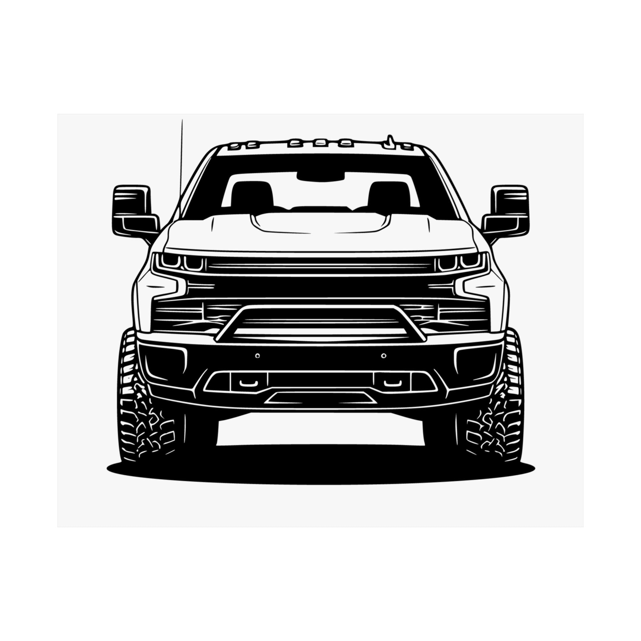 Chevy Silverado Trail Boss (2019+) Poster