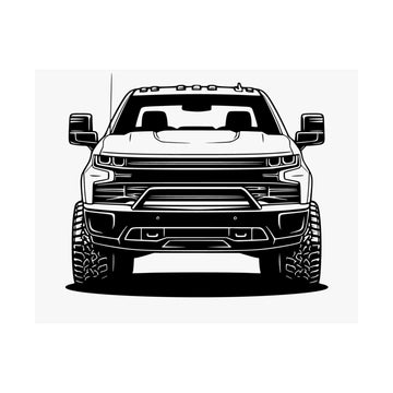 Chevy Silverado Trail Boss (2019+) Poster