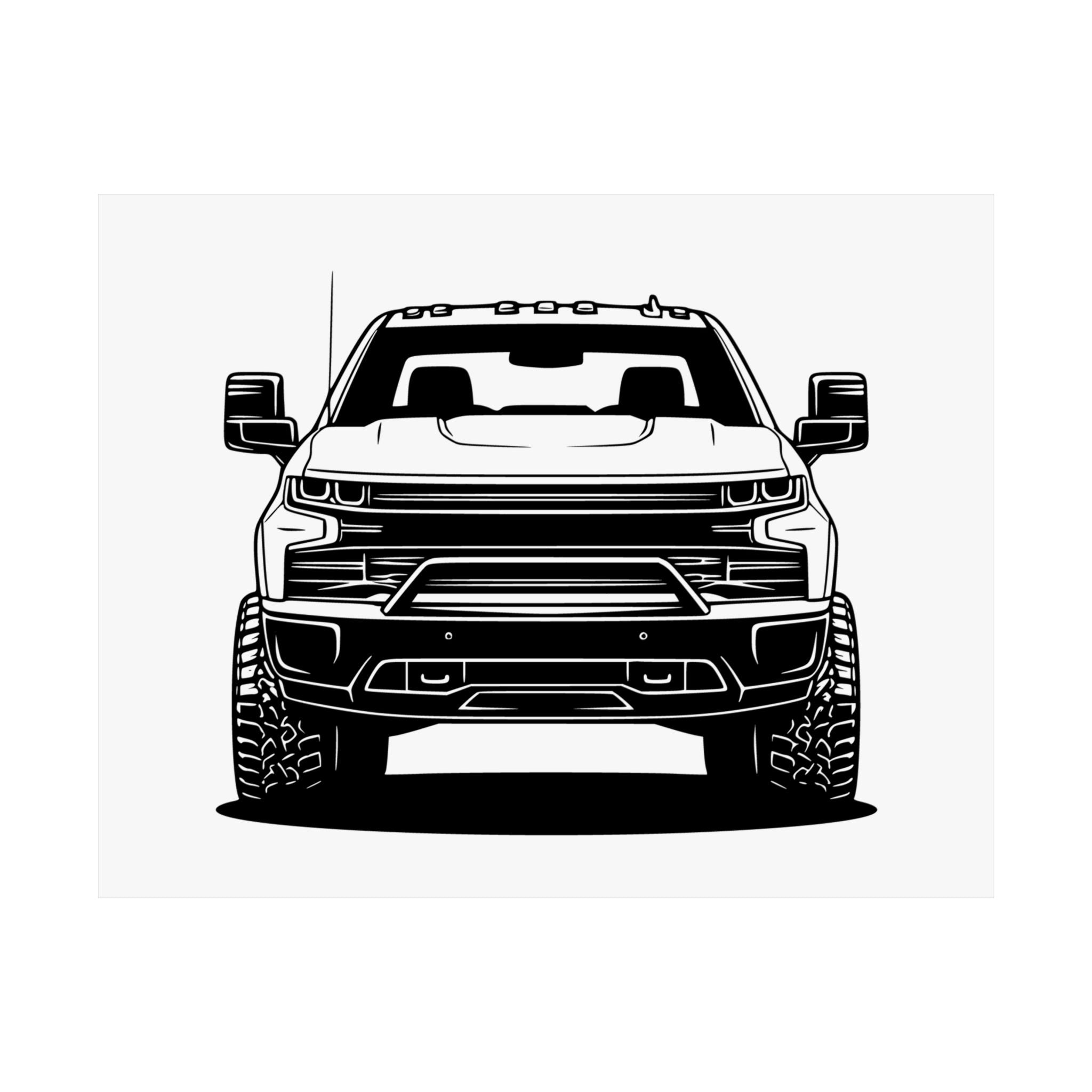 Chevy Silverado Trail Boss (2019+) Poster