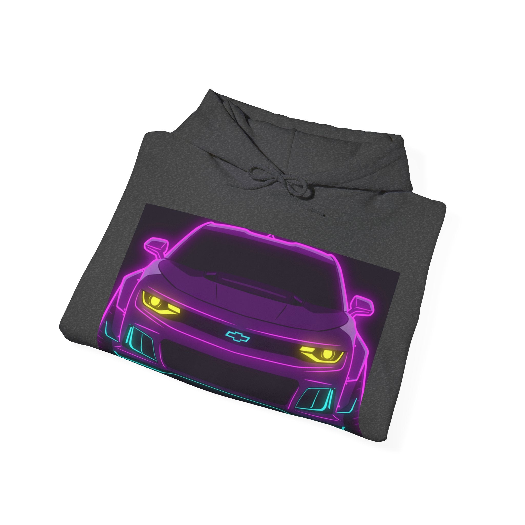 Chevrolet Camaro ZL1 Neon Synthwave Unisex Hoodie