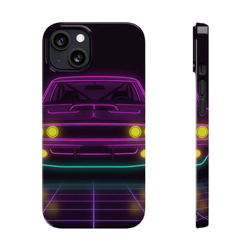 Dodge Charger R/T (1968-70) Neon Synthwave Phone Case