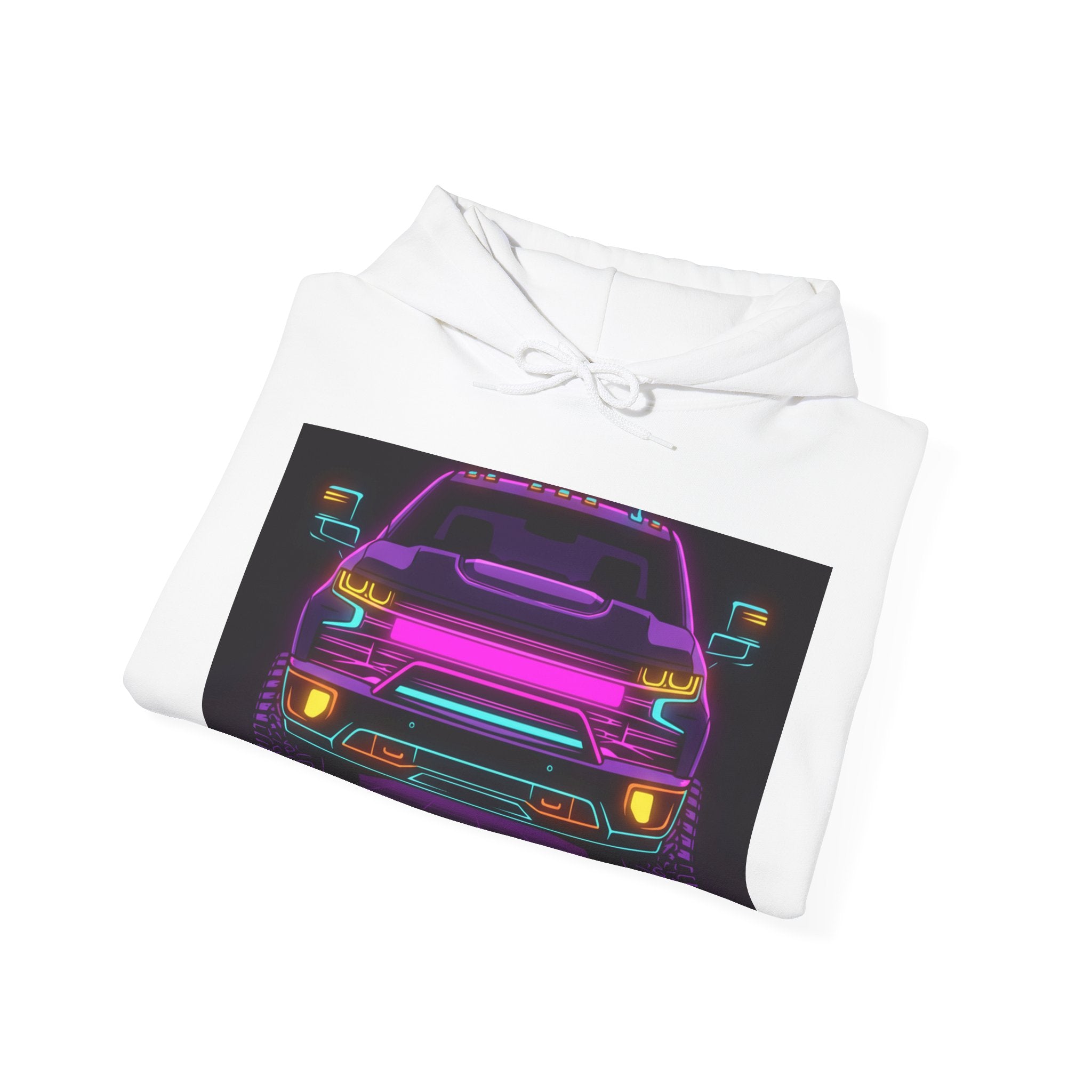 Chevy Silverado Trail Boss (2019+) Neon Synthwave Unisex Hoodie