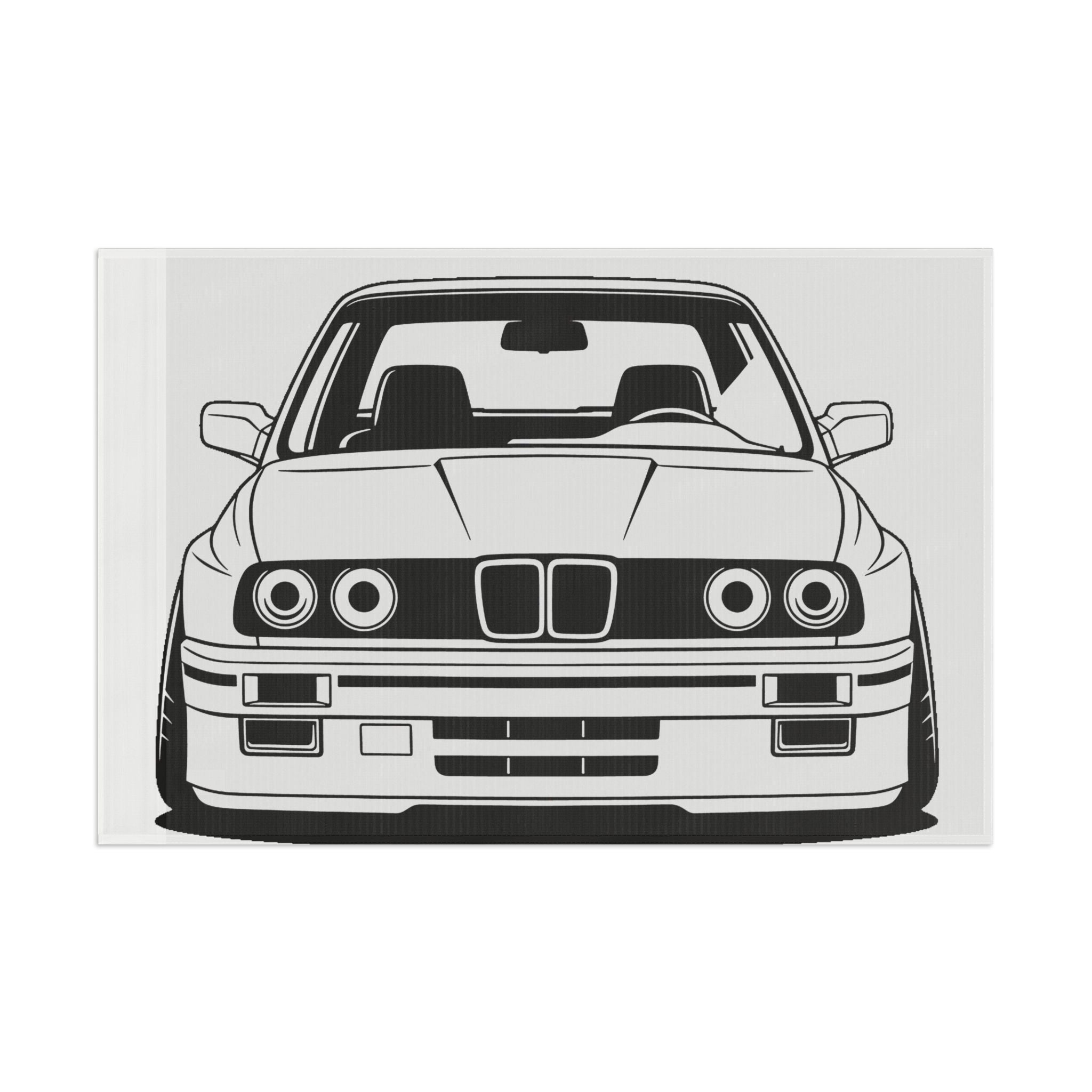 BMW E30 Garage Flag