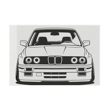 BMW E30 Garage Flag