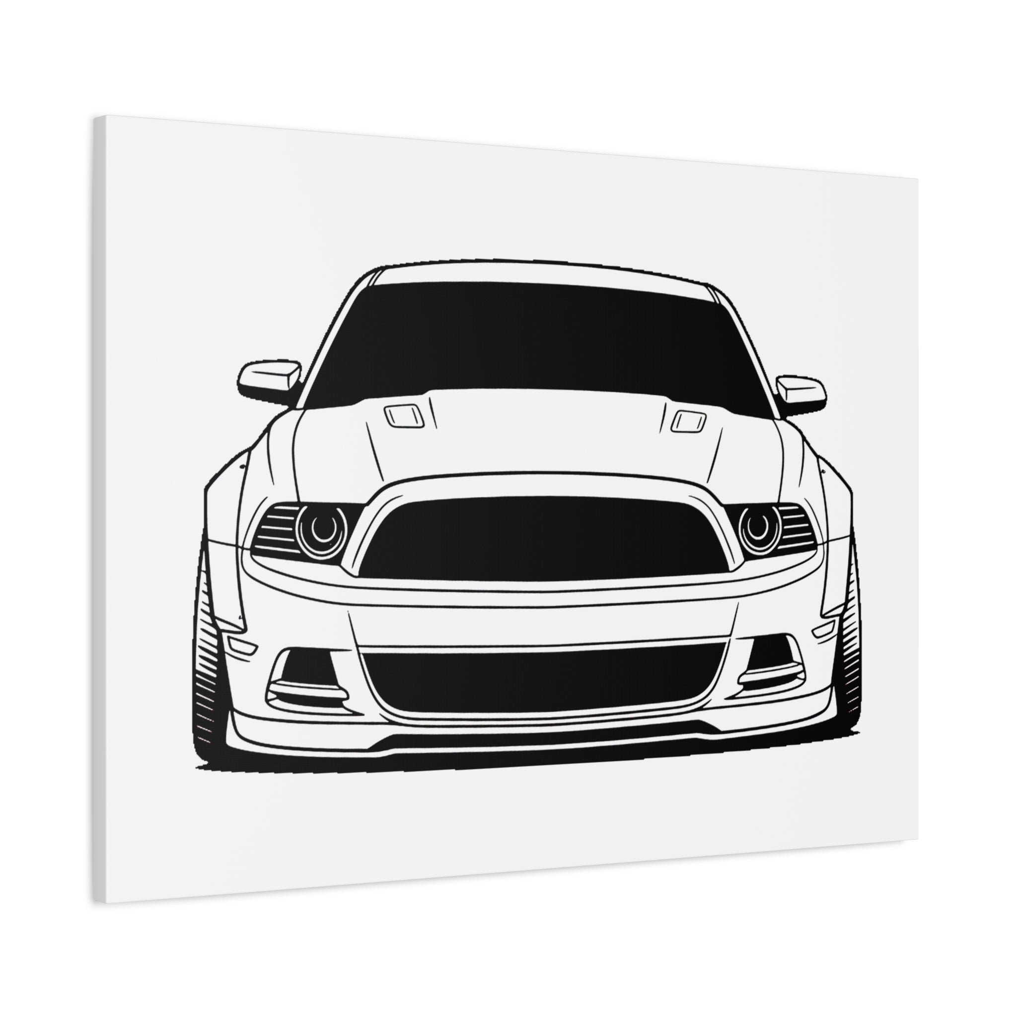 Ford Mustang GT (S197) Canvas Wall Art