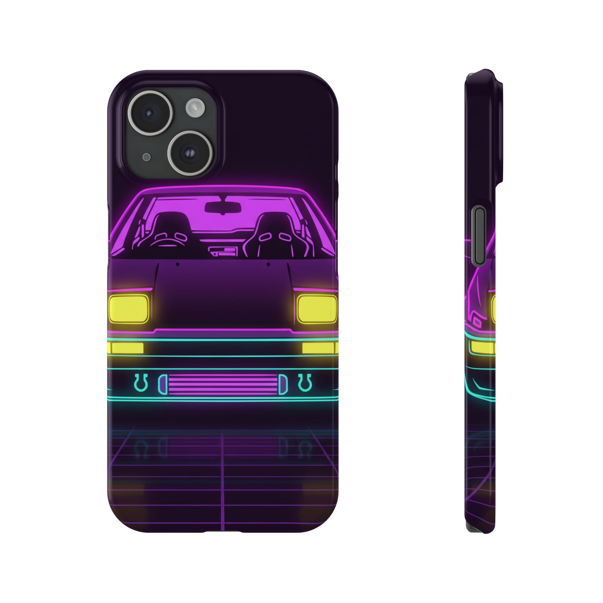 Toyota AE86 (1983-87) Neon Synthwave Phone Case