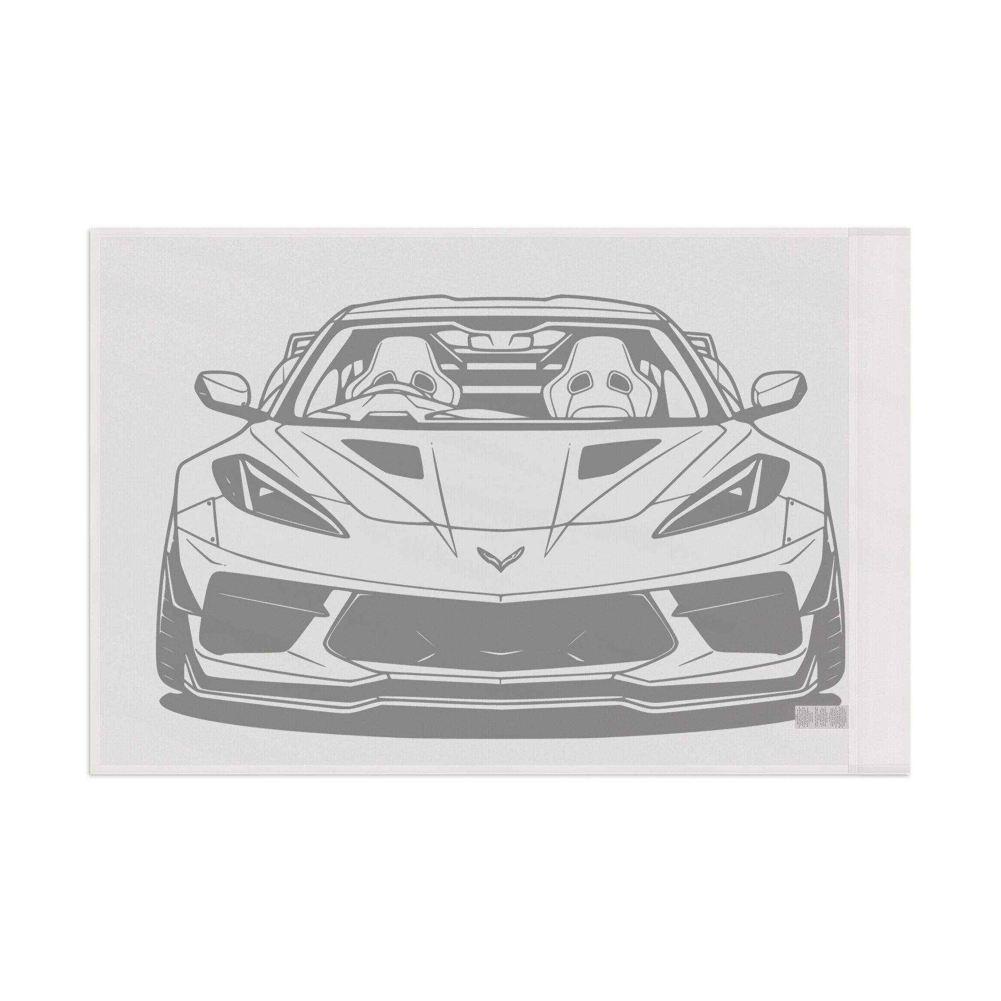 Corvette C8 (2020+) Garage Flag