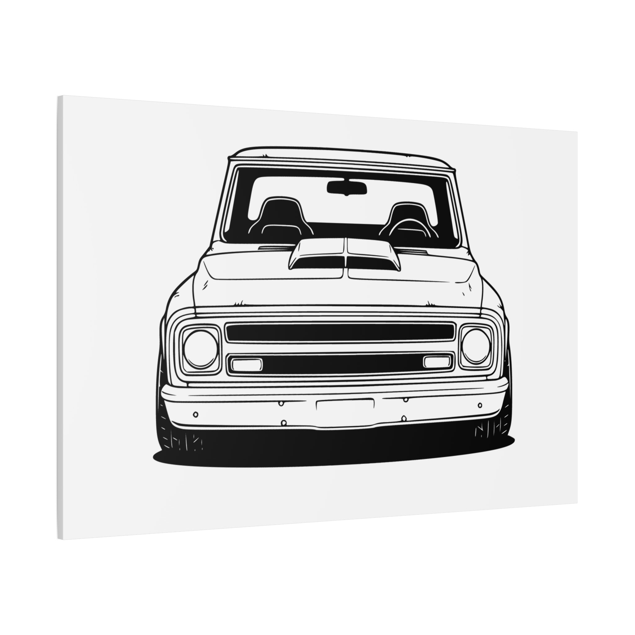 Chevy C10 Pickup (1967-72) Canvas Wall Art