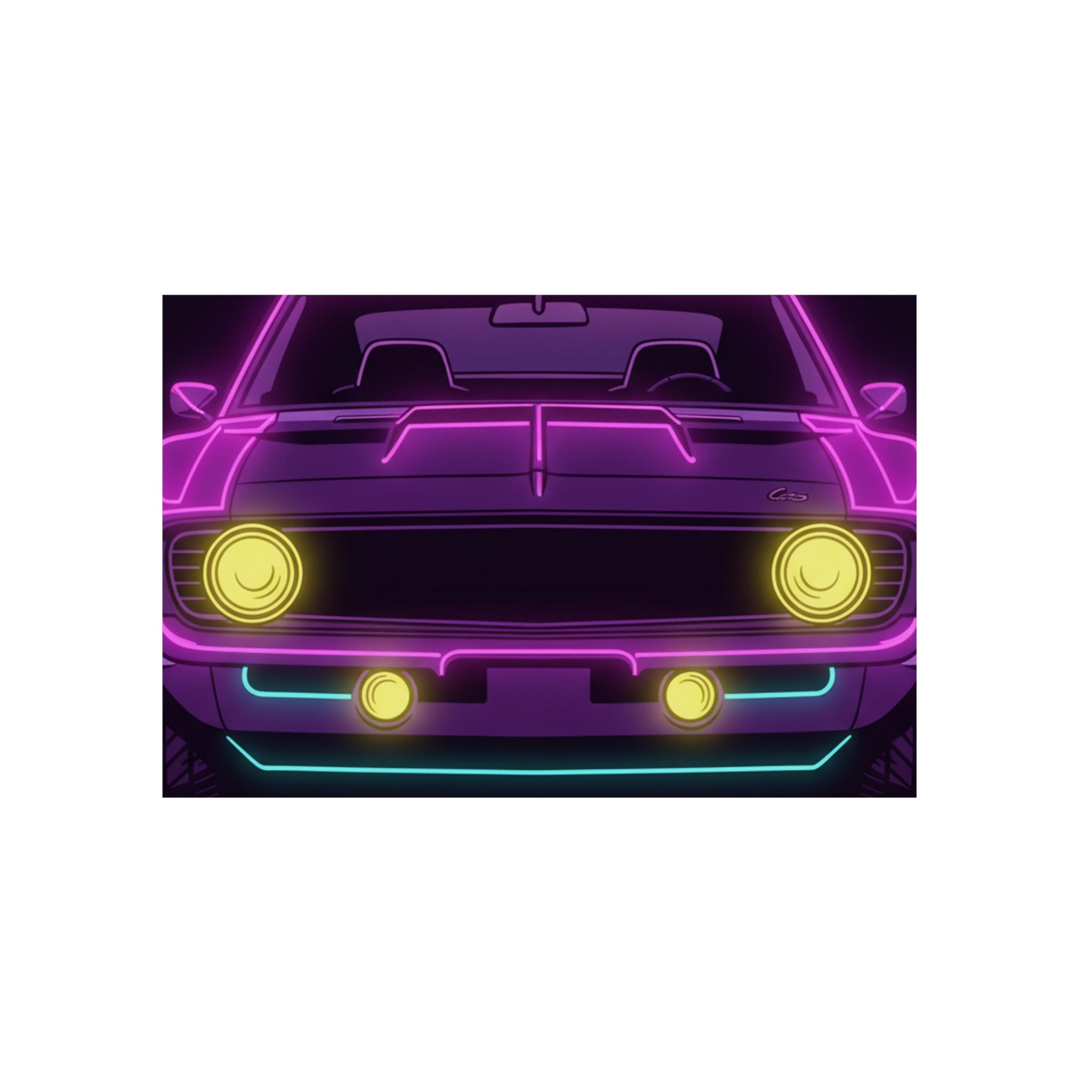 1969 Chevrolet Camaro SS Metal Wall Sign