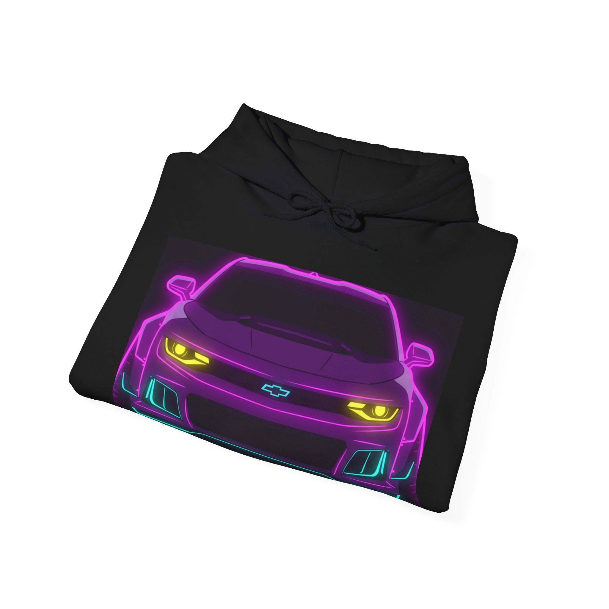 Chevrolet Camaro ZL1 Neon Synthwave Unisex Hoodie