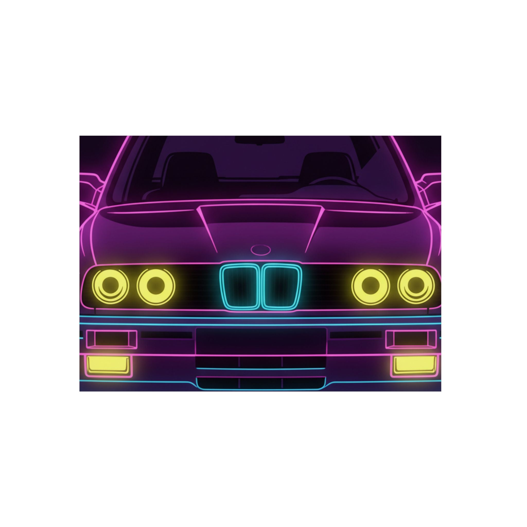 BMW E30 Metal Wall Sign