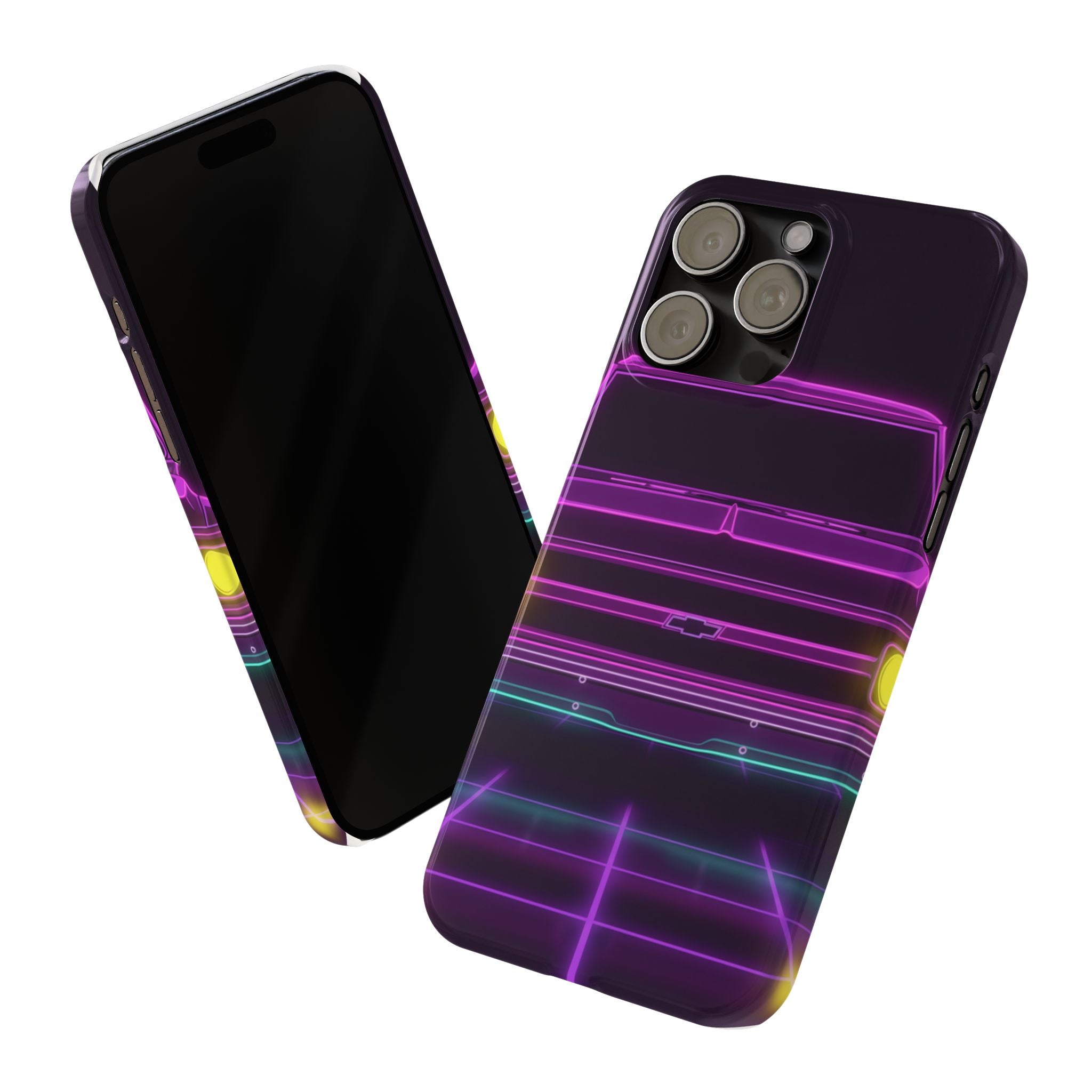 Chevy C10 Pickup (1967-72) Pro-Touring Neon Synthwave Phone Case