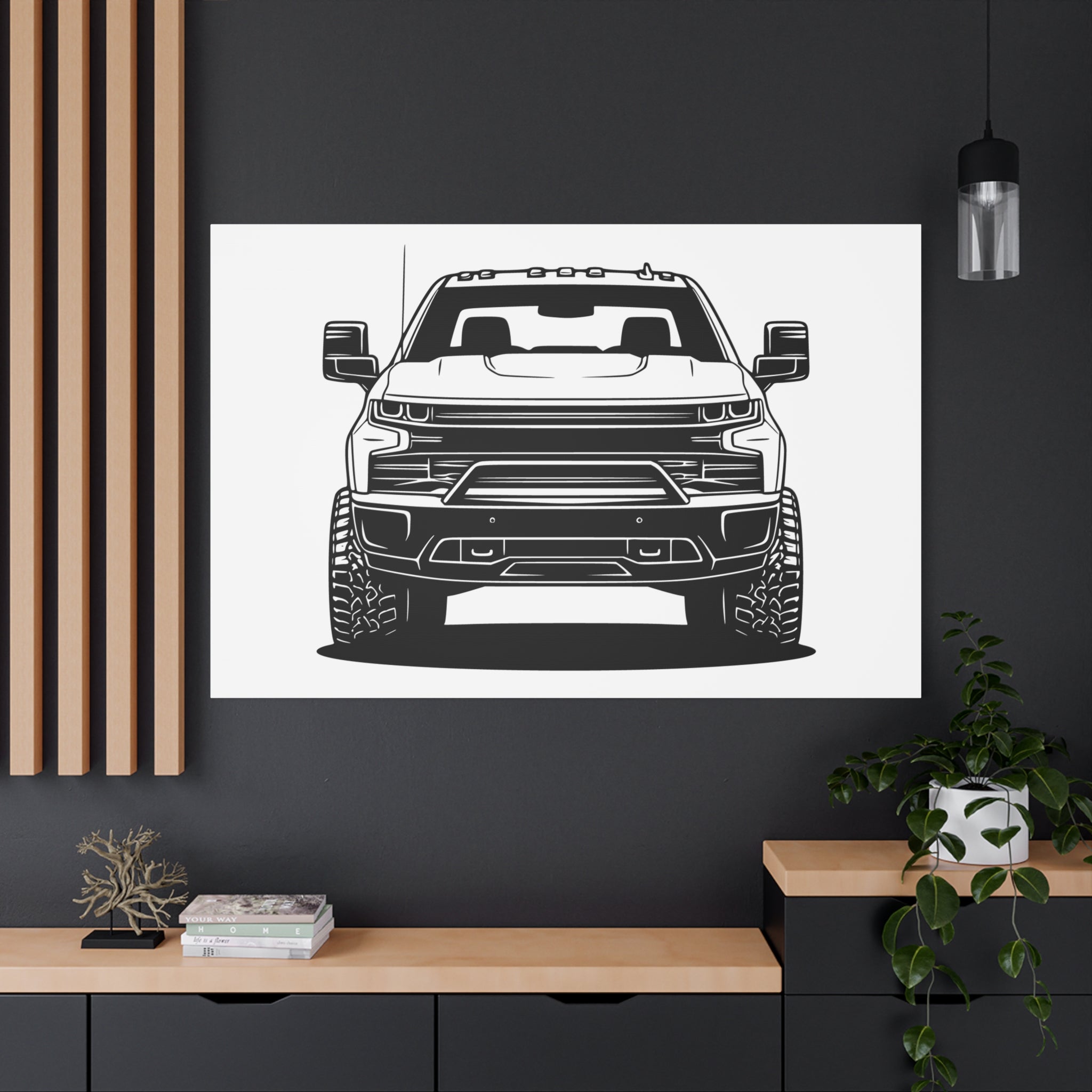Chevy Silverado Trail Boss (2019+) Canvas Wall Art