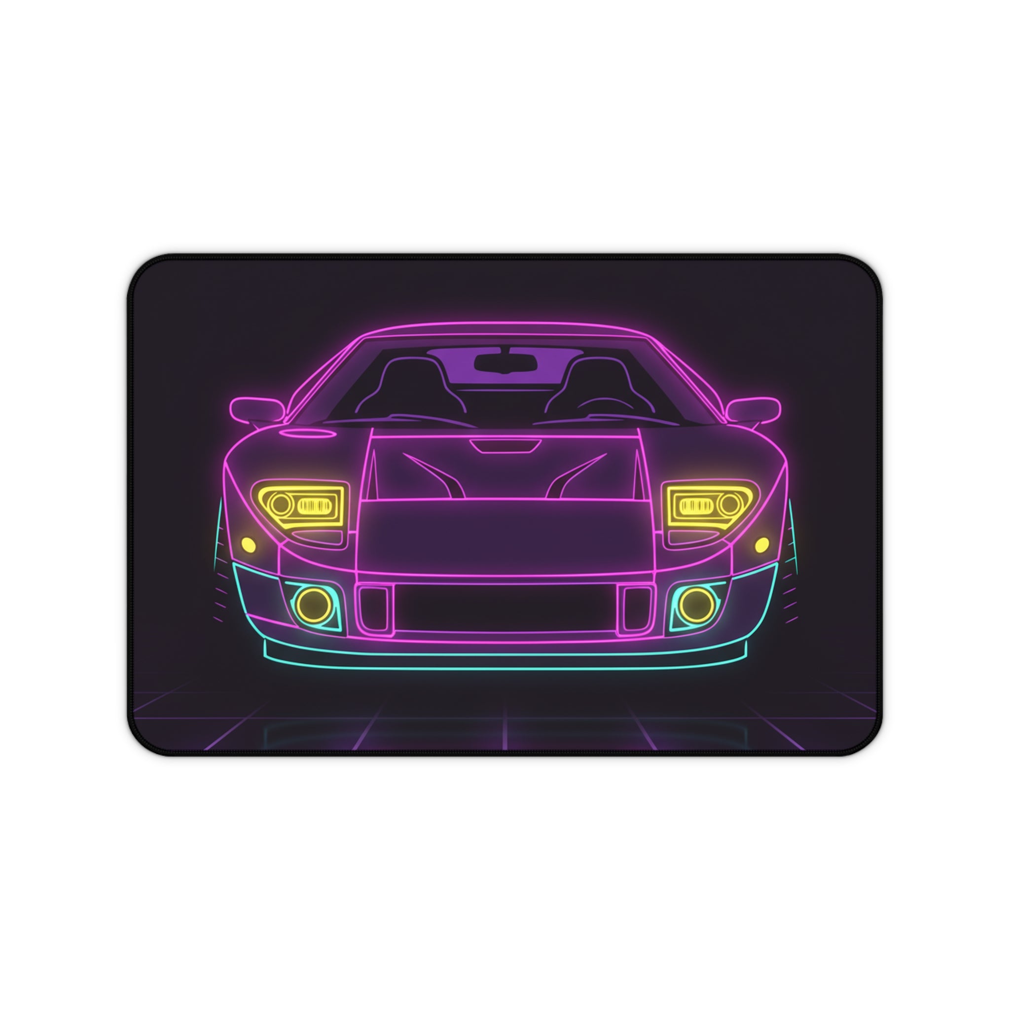 Ford GT40 (1964-69) Neon Synthwave Desk Mat