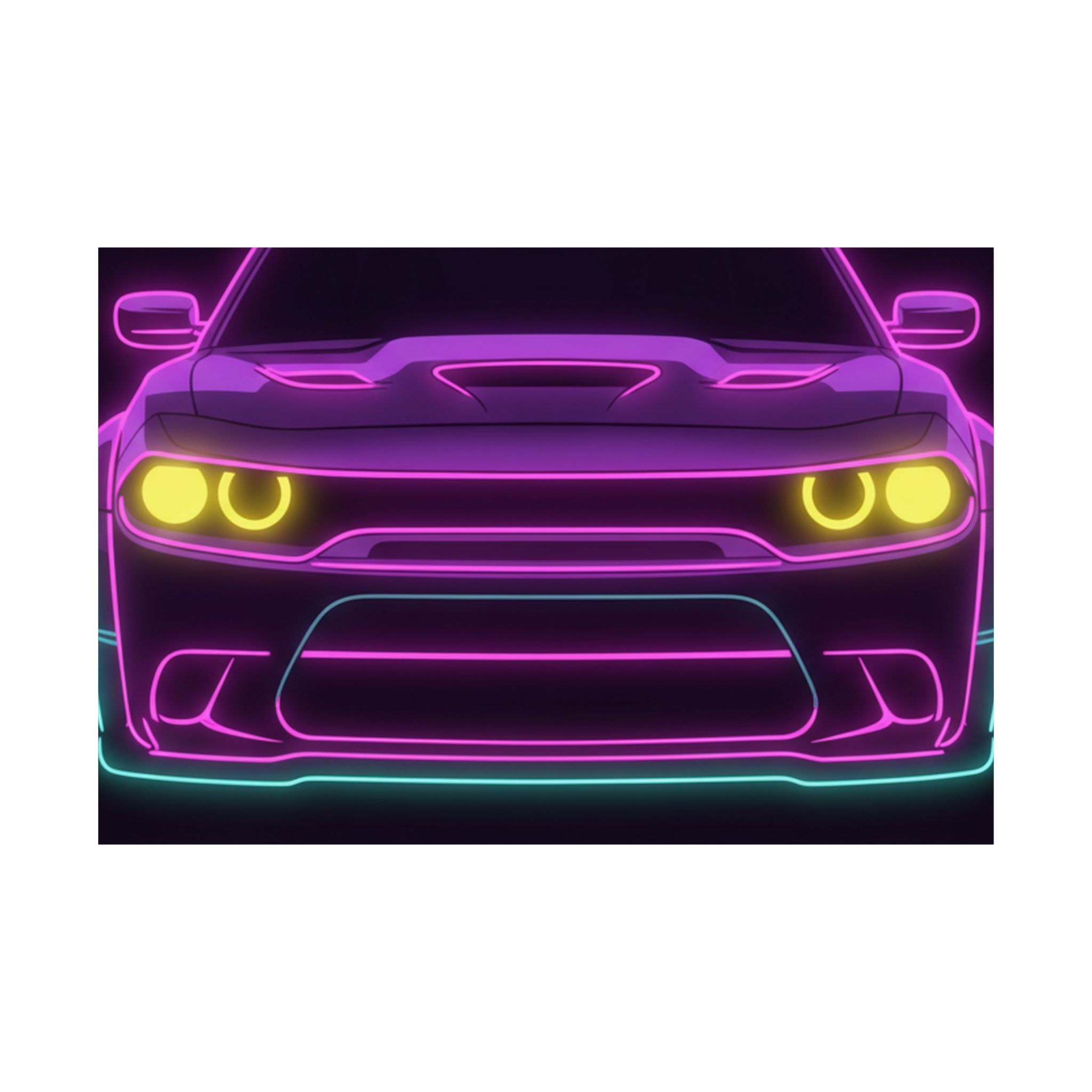 Dodge Challenger SRT Hellcat Poster