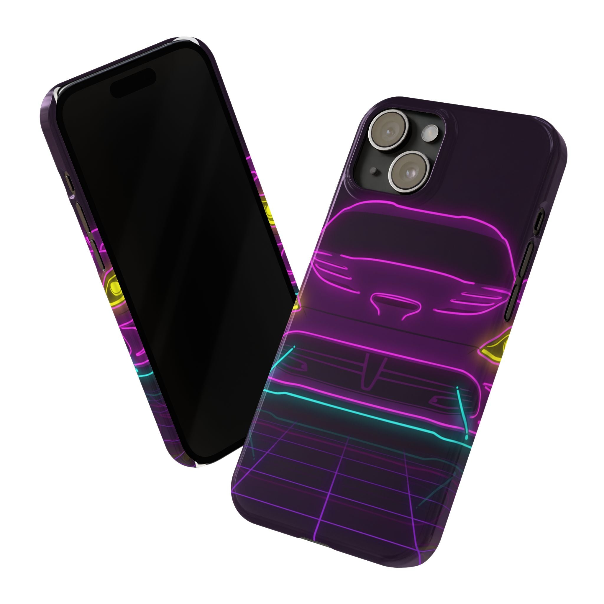 Dodge Viper (1992-17) Neon Synthwave Phone Case