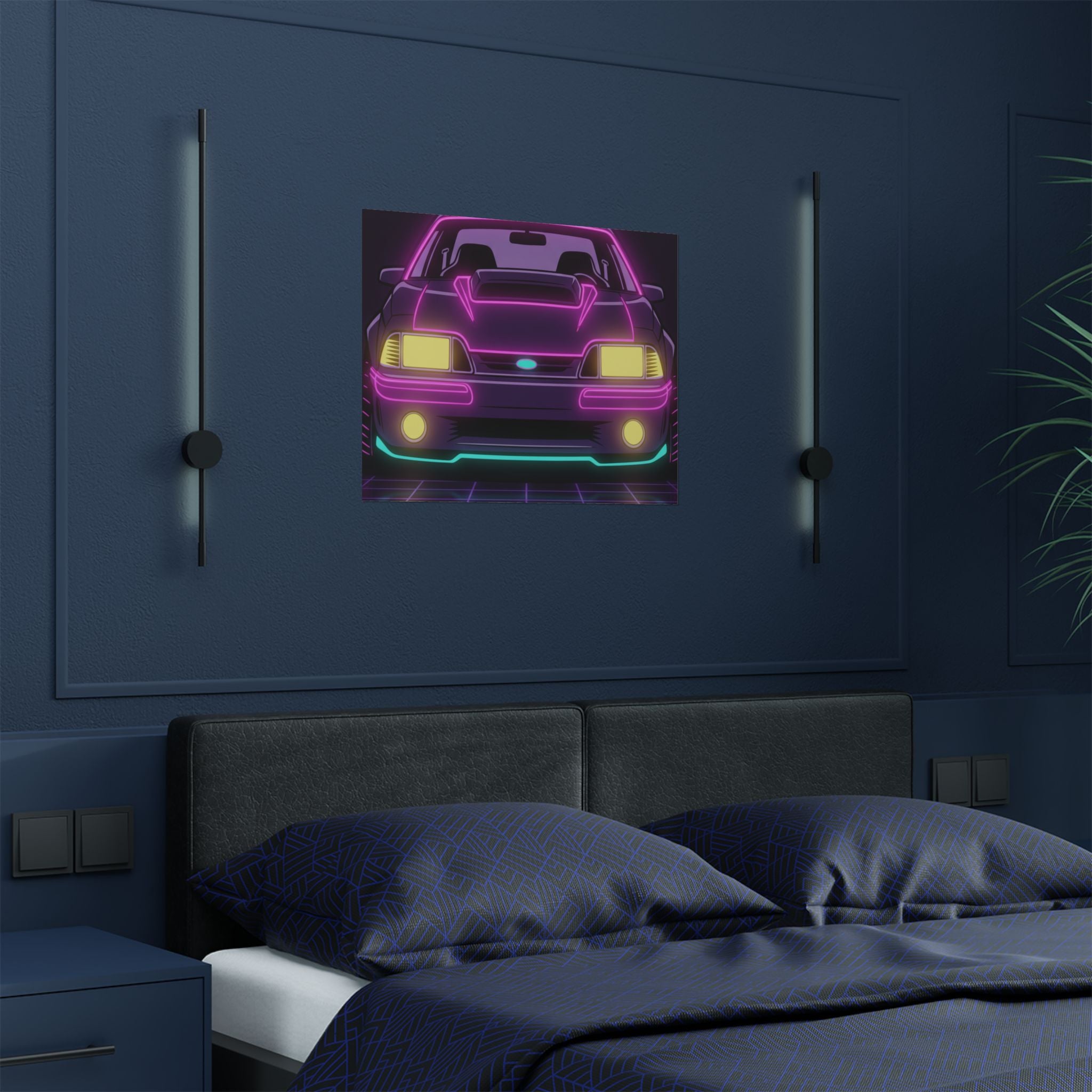 Ford Mustang Fox Body GT Poster