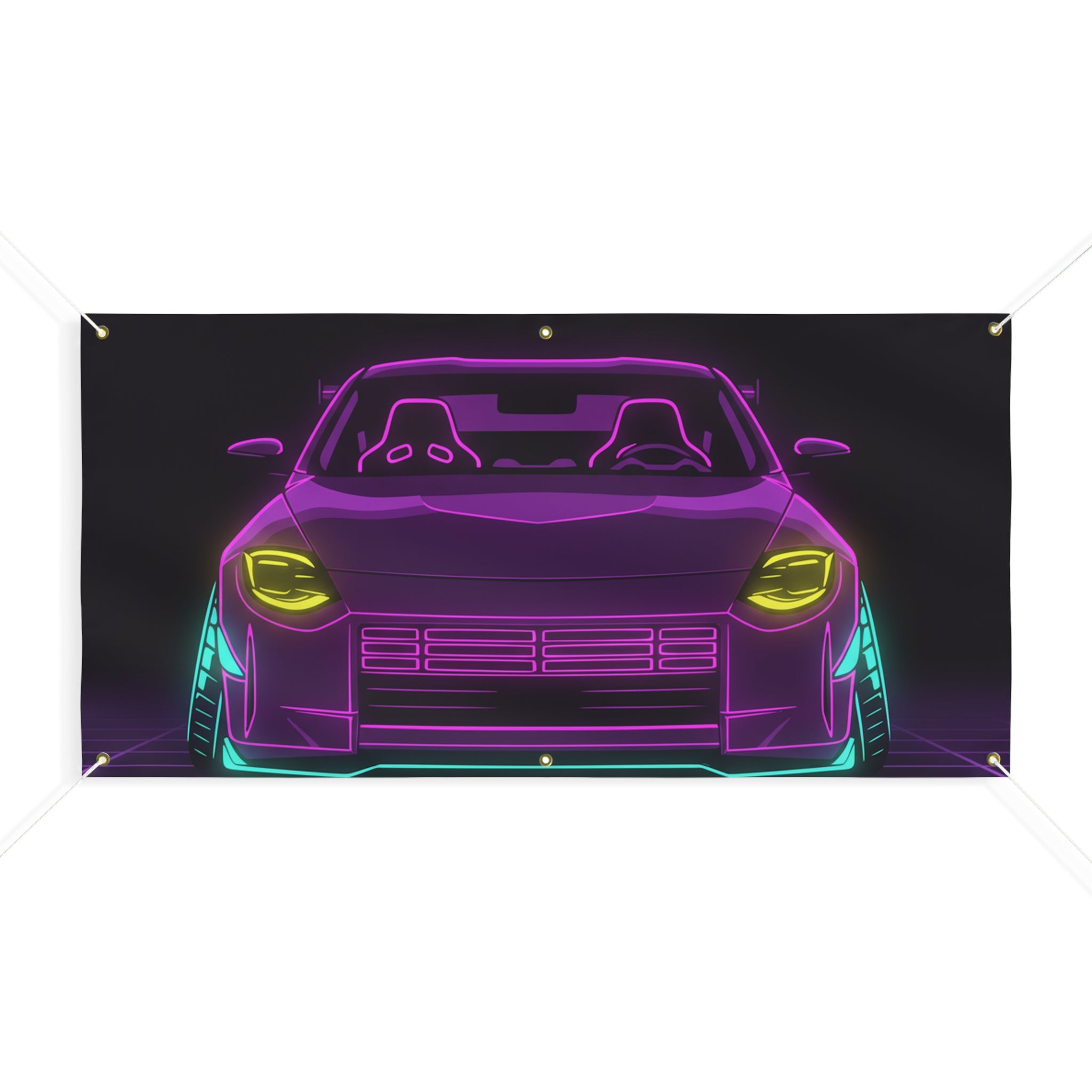 Nissan Z RZ34 (2023+) Neon Synthwave Banner
