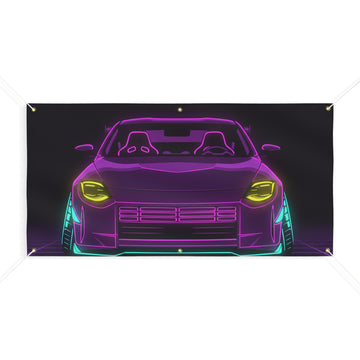Nissan Z RZ34 (2023+) Neon Synthwave Banner