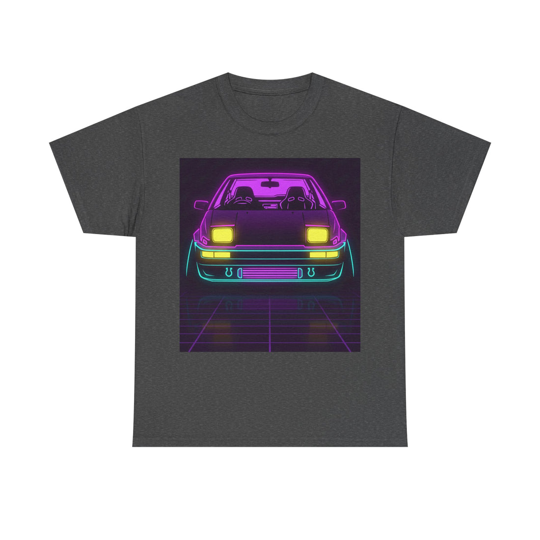 Toyota AE86 (1983-87) Neon Synthwave Unisex Tee