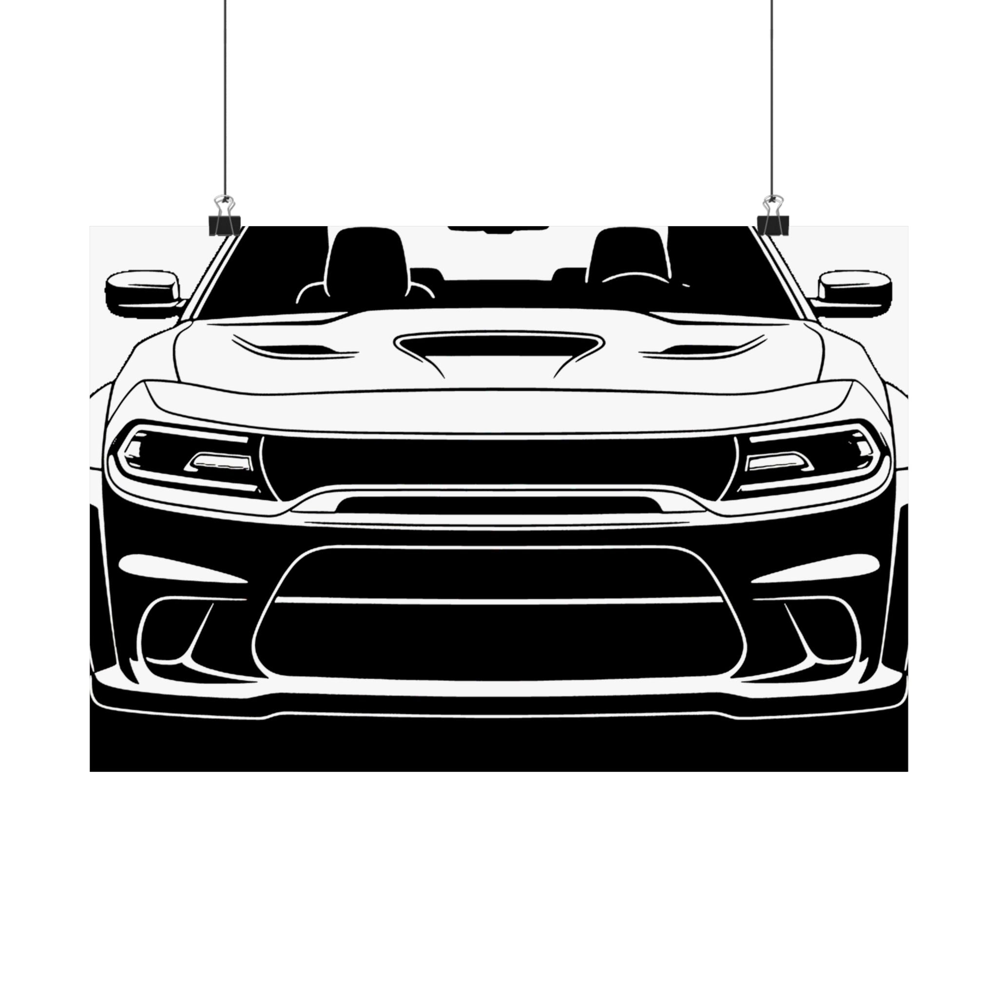 Dodge Challenger SRT Hellcat Poster
