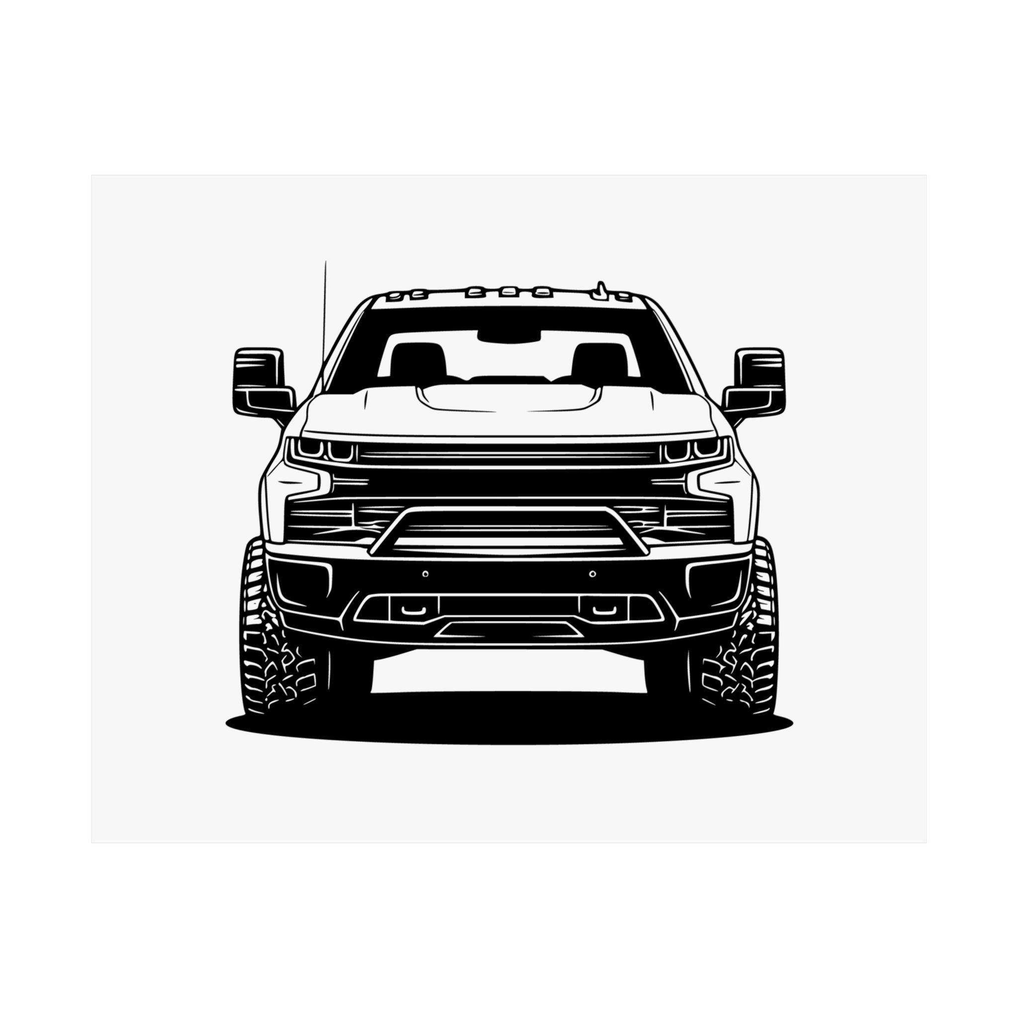 Chevy Silverado Trail Boss (2019+) Poster