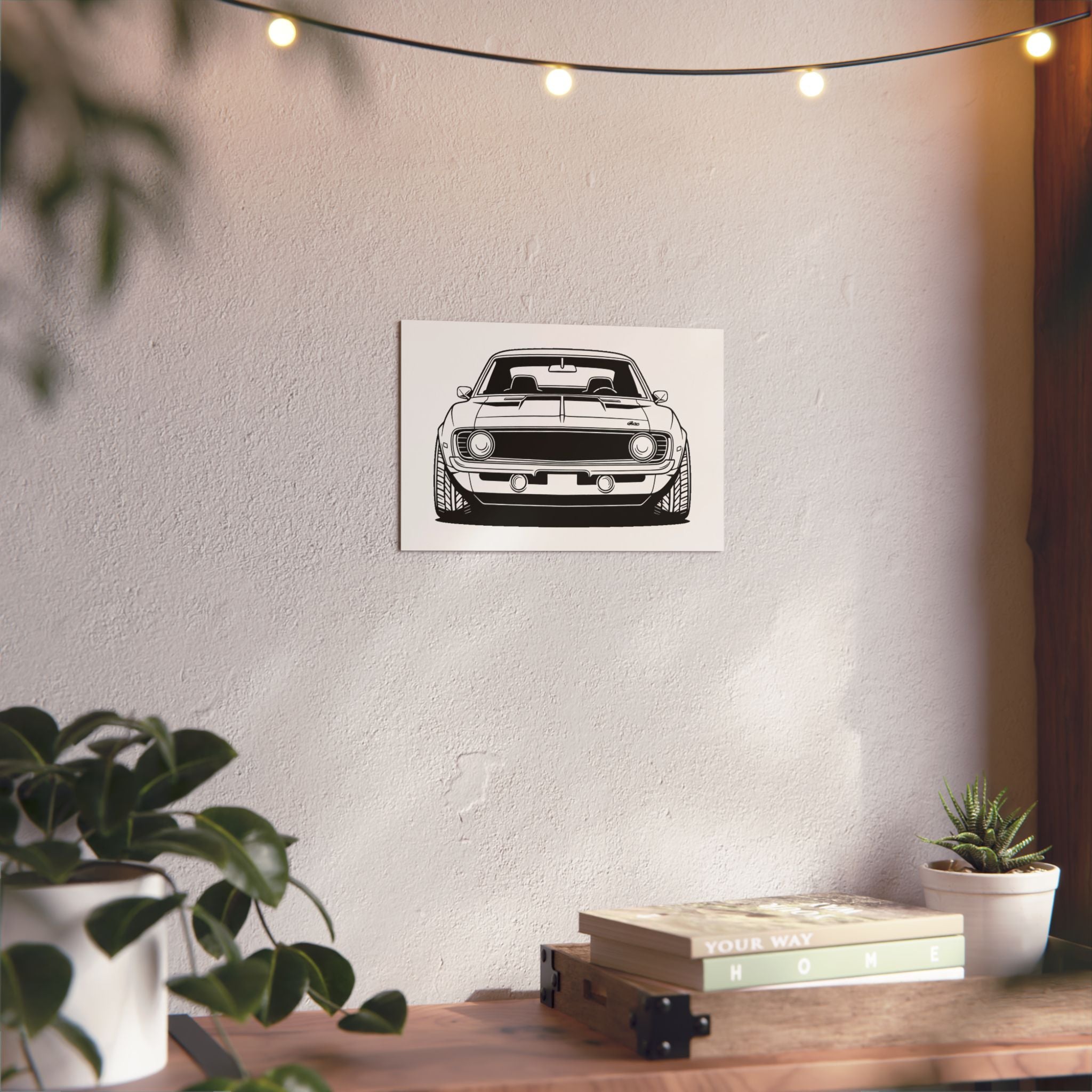 1969 Chevrolet Camaro SS Metal Wall Sign
