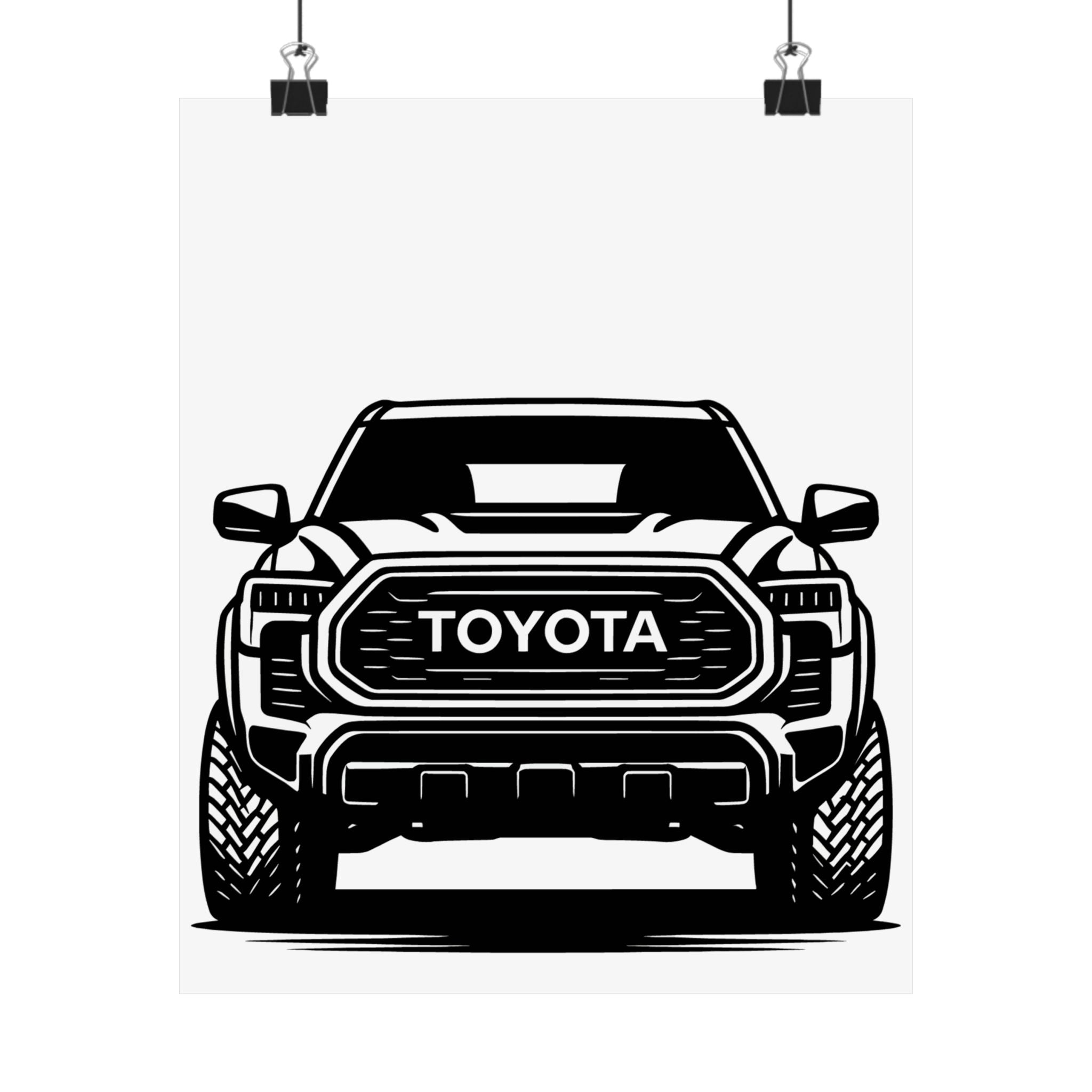 Toyota Tundrea TRD Pro Poster Print