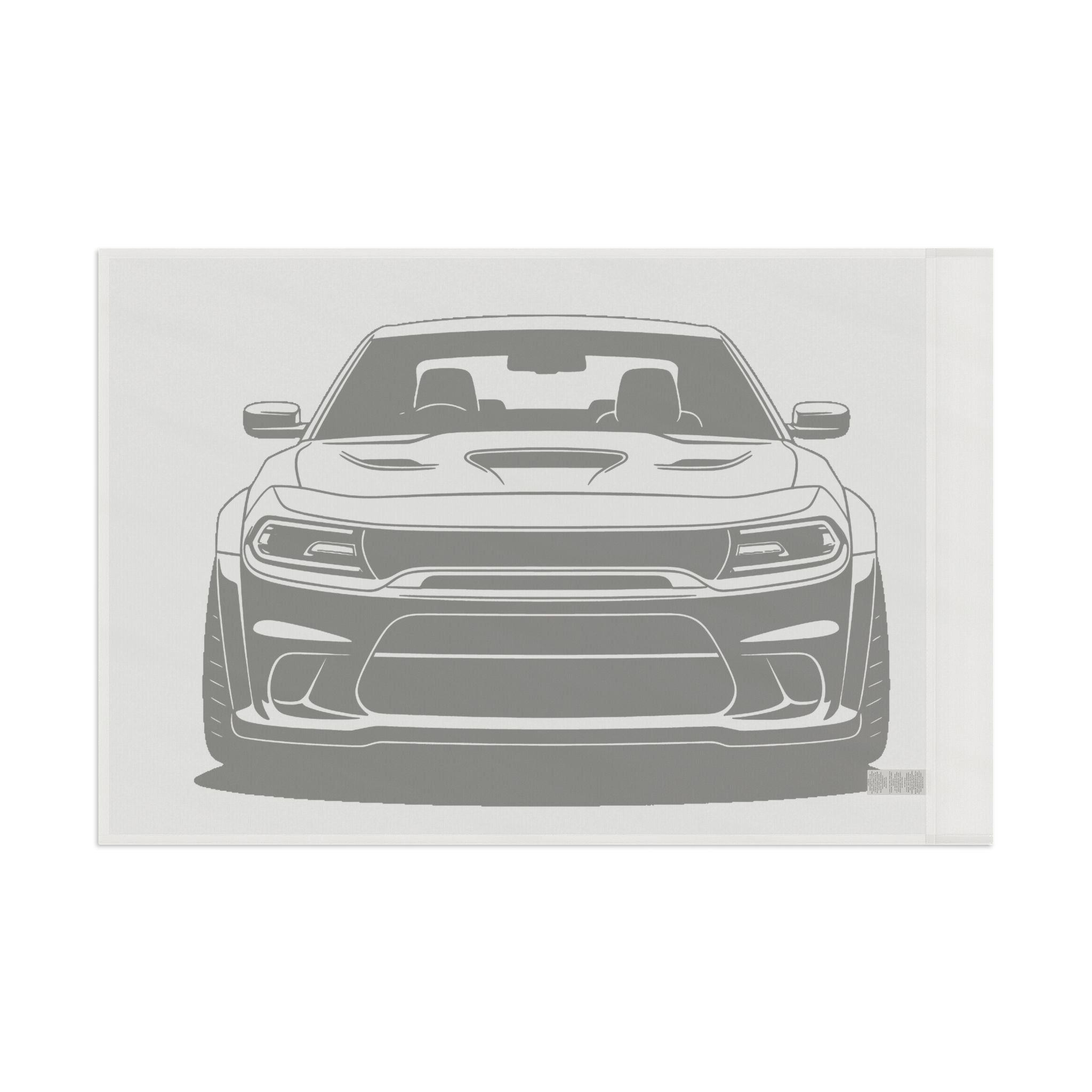 Dodge Challenger SRT Hellcat Garage Flag