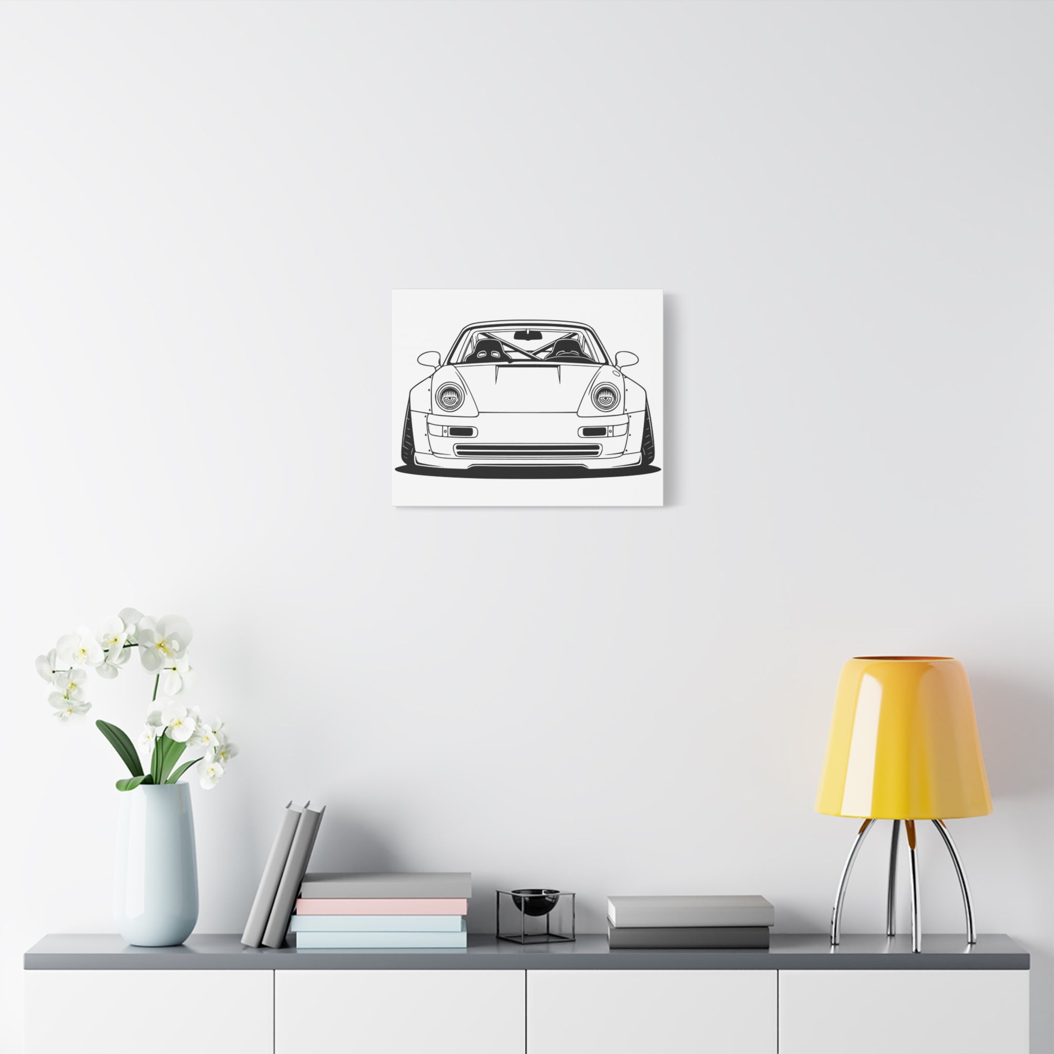 Porsche 964 Turbo Canvas Wall Art