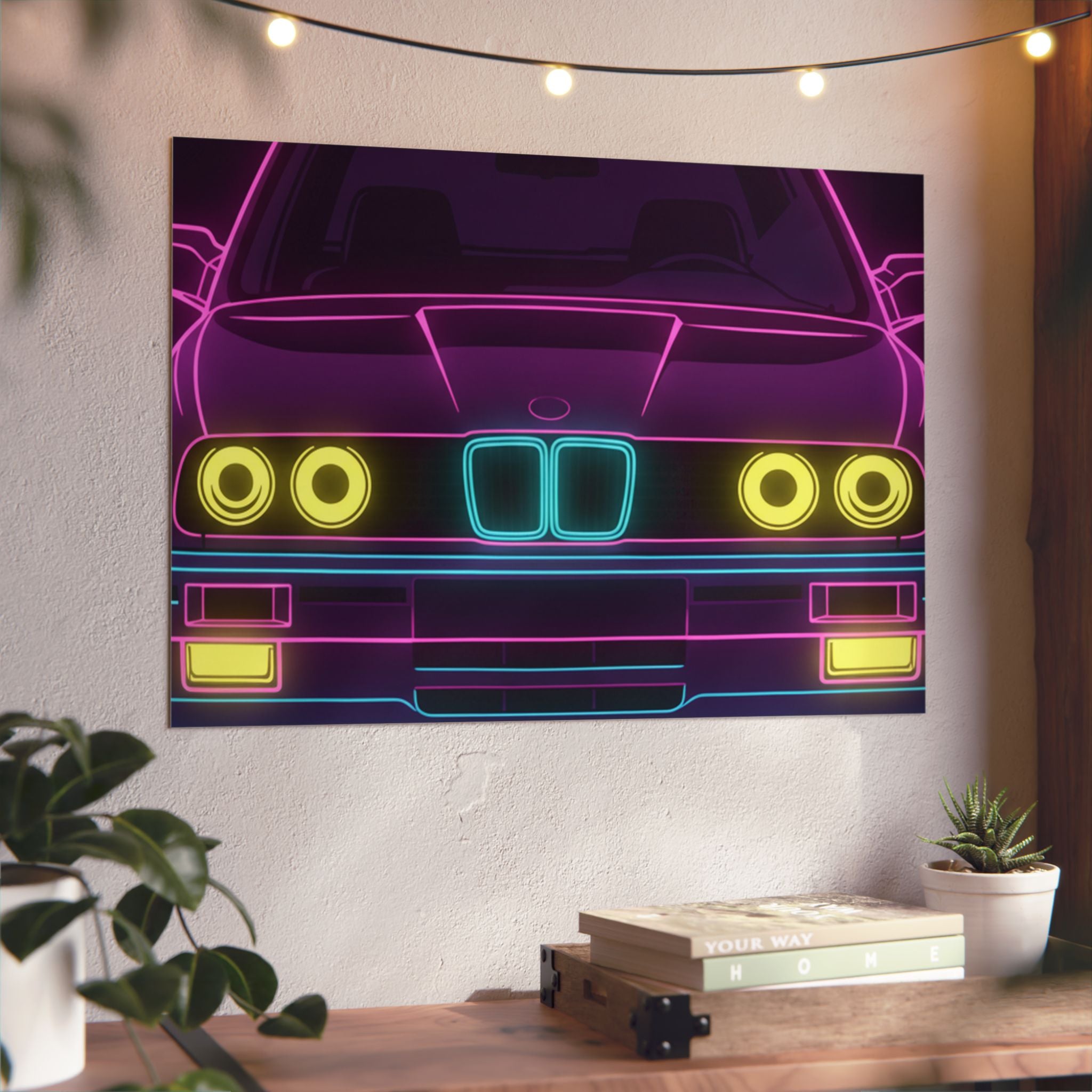 BMW E30 Metal Wall Sign