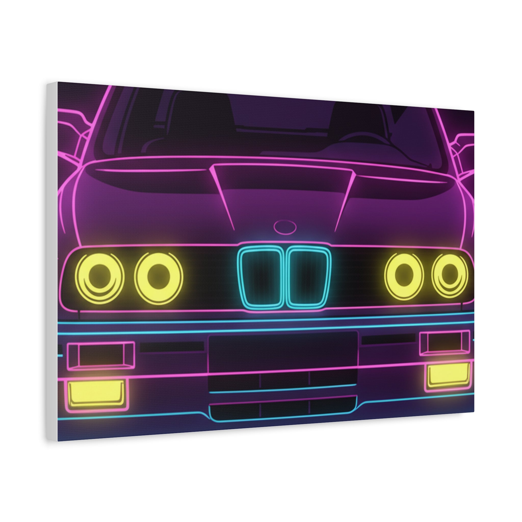 BMW E30 Canvas Wall Art