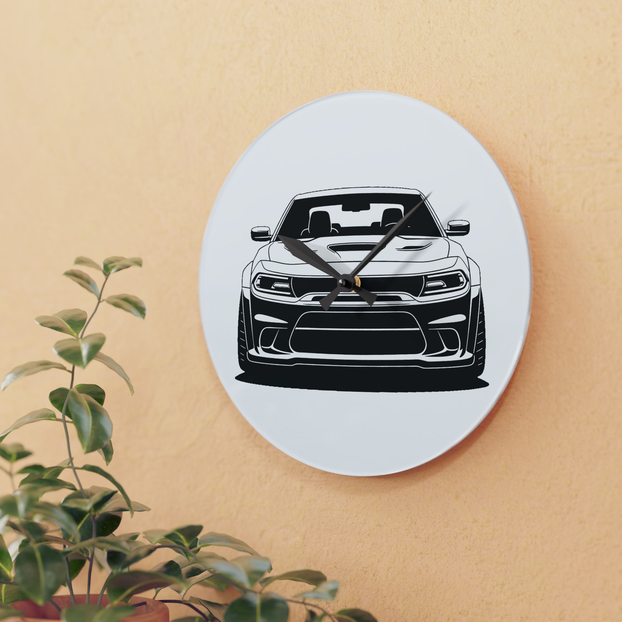 Dodge Challenger SRT Hellcat Wall Clock