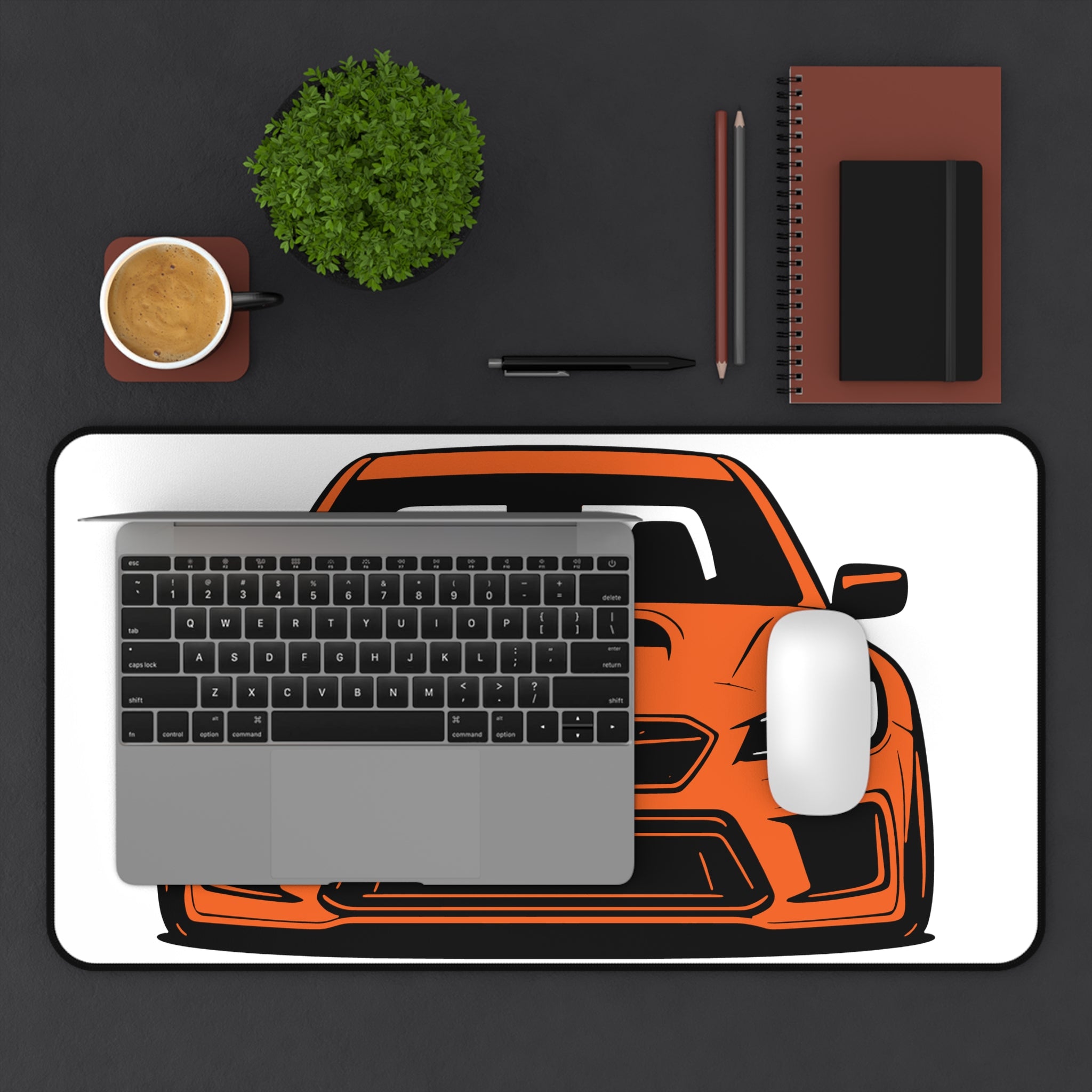 Subaru WRX Desk Mat (Orange)