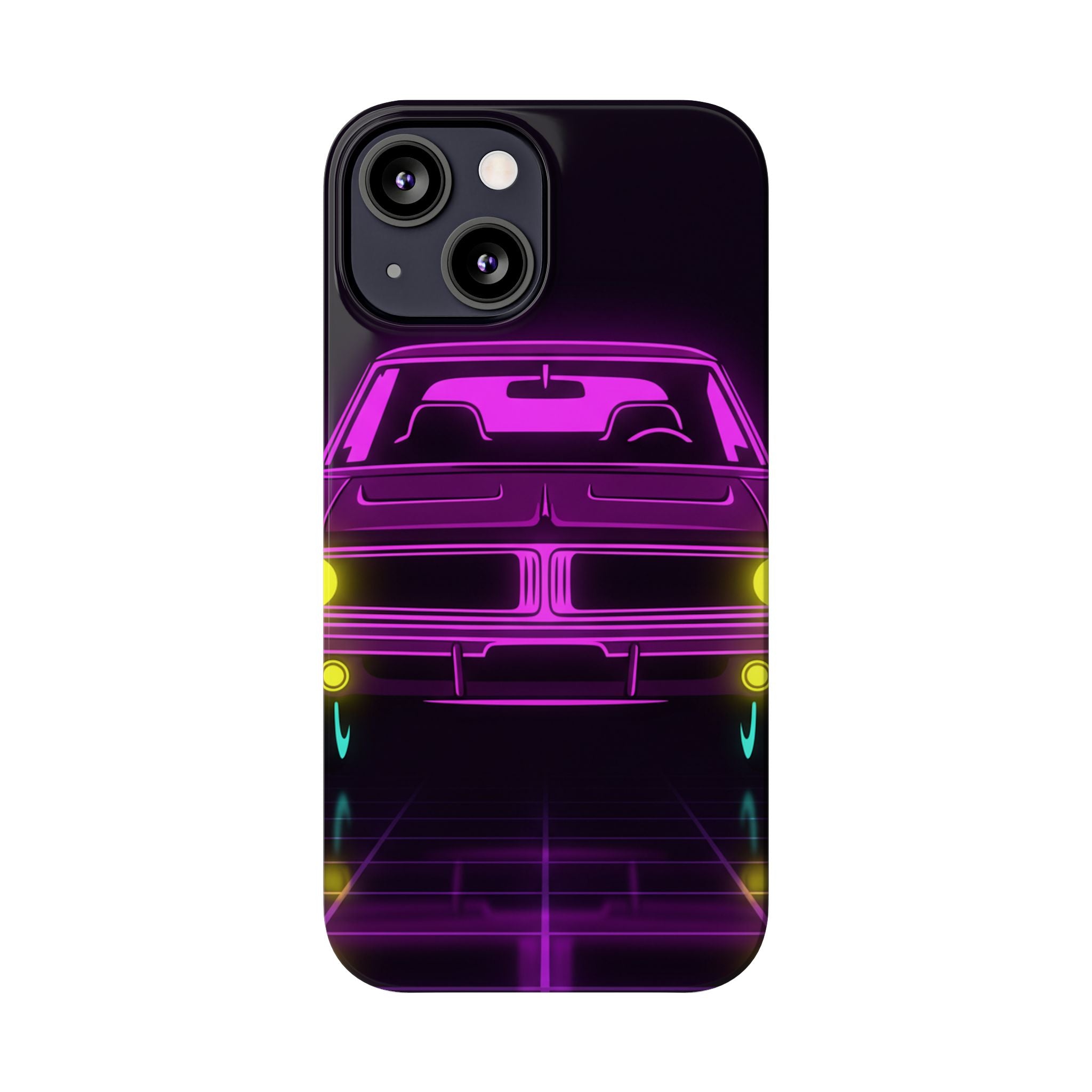 Dodge Charger R/T (1968-70) Resto-Mod Neon Synthwave Phone Case