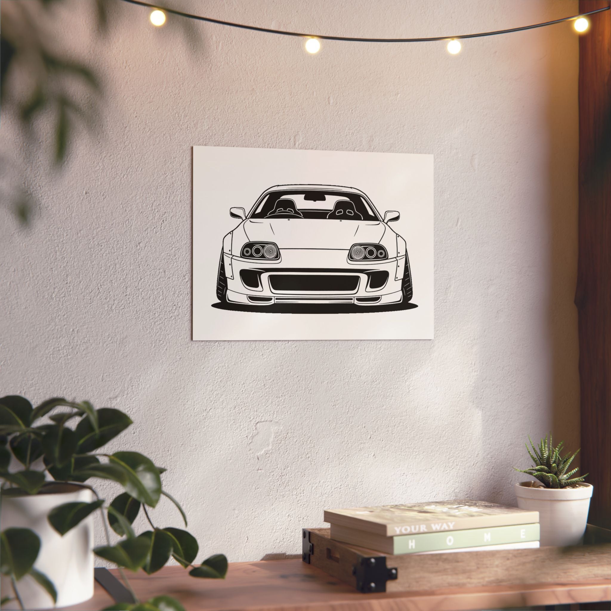 Toyota Supra MK4 Metal Wall Sign