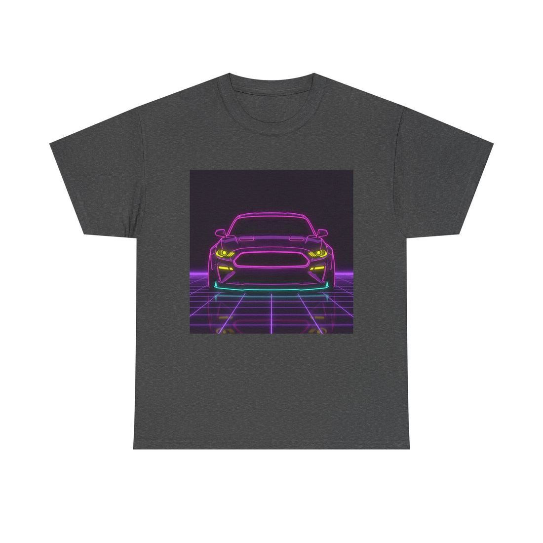 Ford Mustang GT (S650) Neon Synthwave Unisex Tee