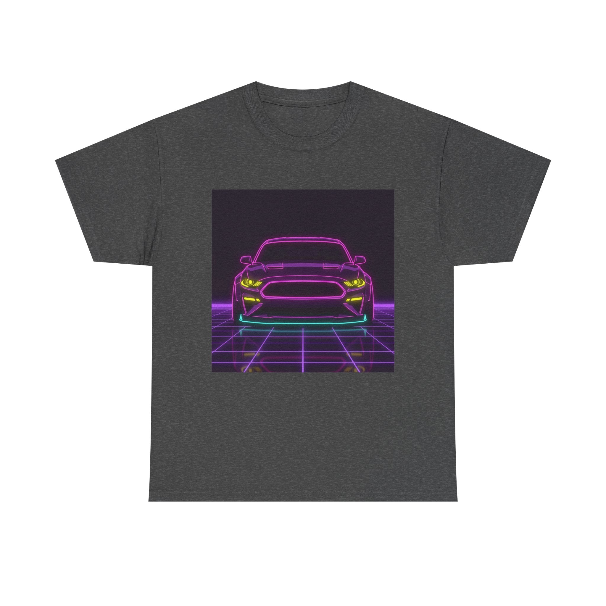 Ford Mustang GT (S650) Neon Synthwave Unisex Tee