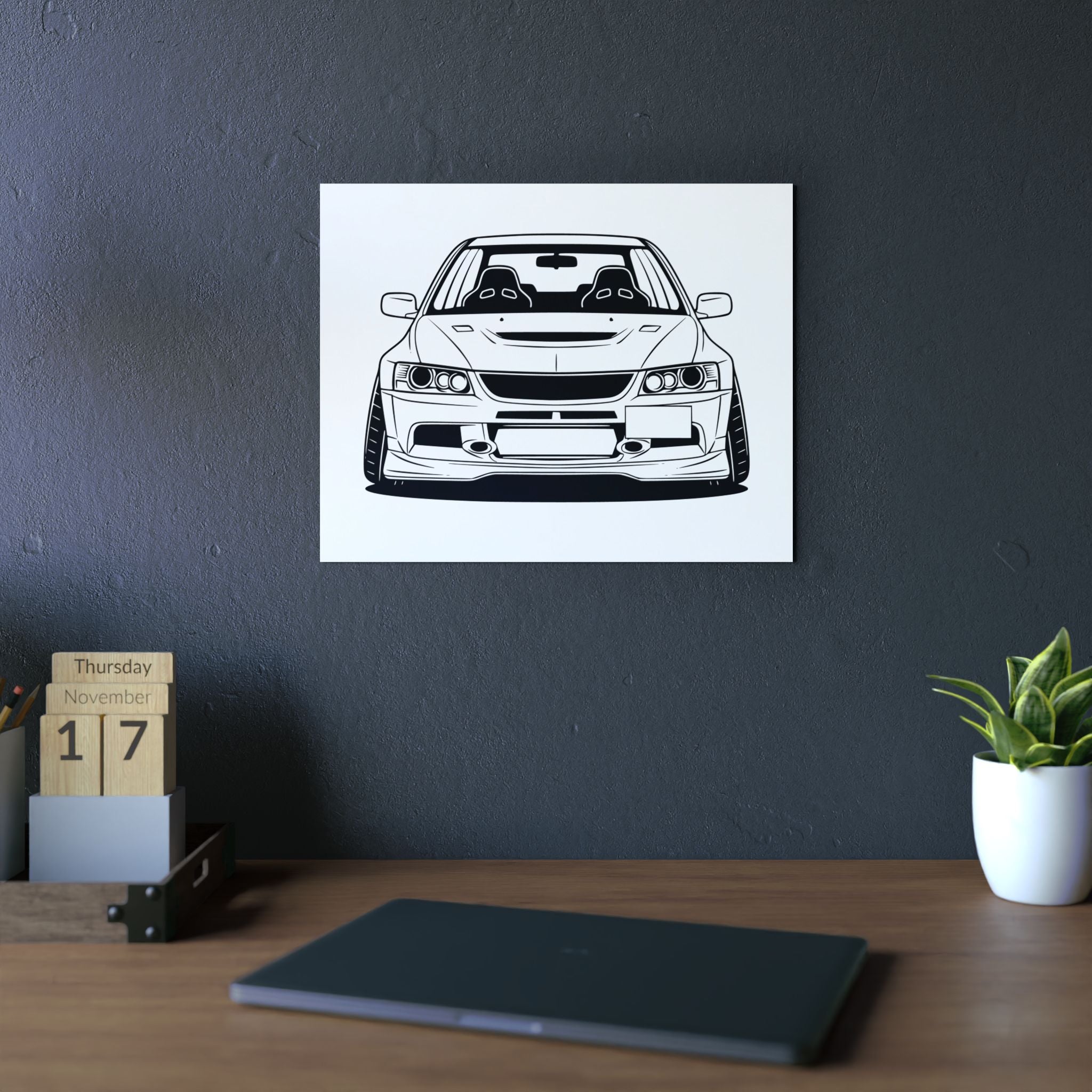 Mitsubishi Evo IX (2005-07) Metal Wall Sign