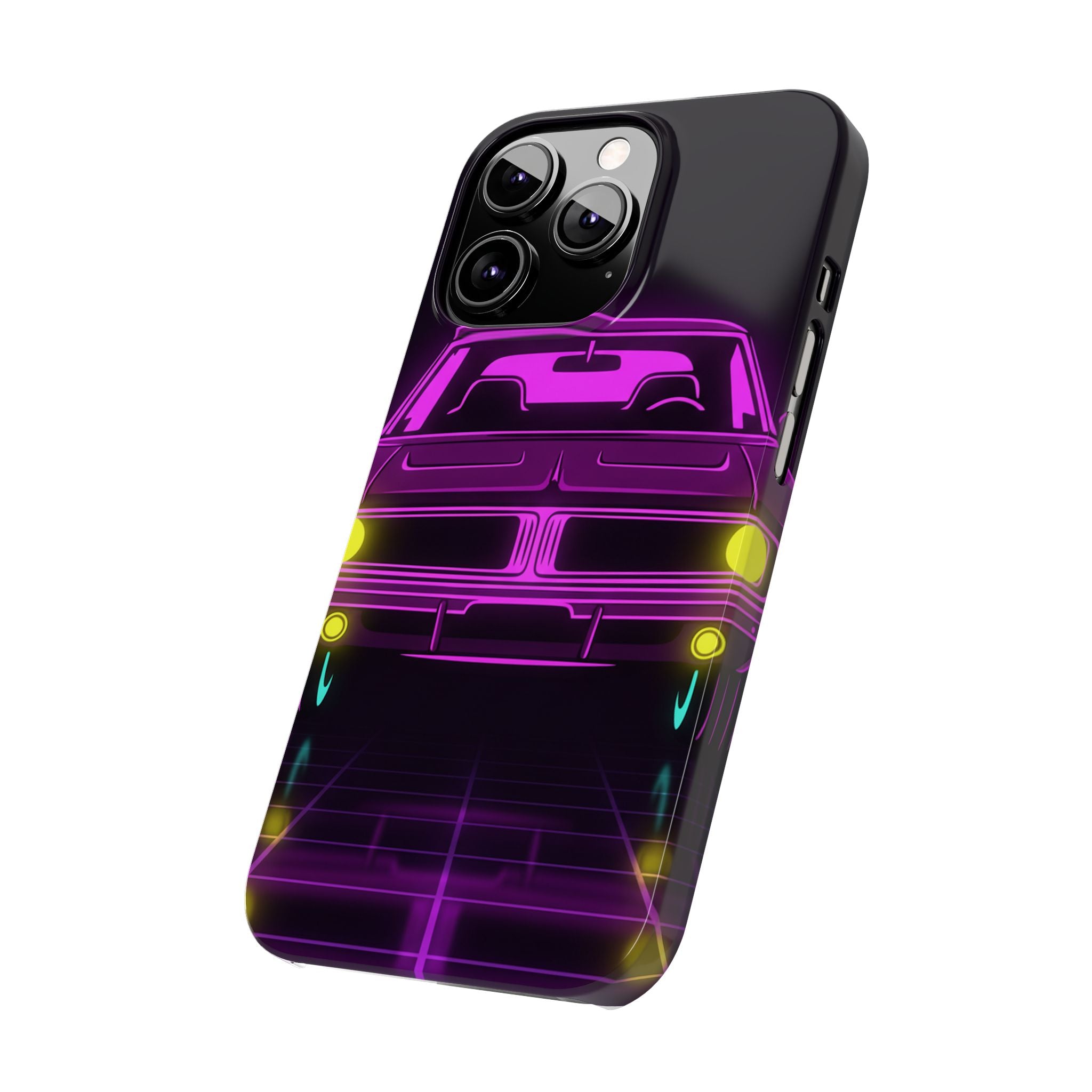 Dodge Charger R/T (1968-70) Resto-Mod Neon Synthwave Phone Case